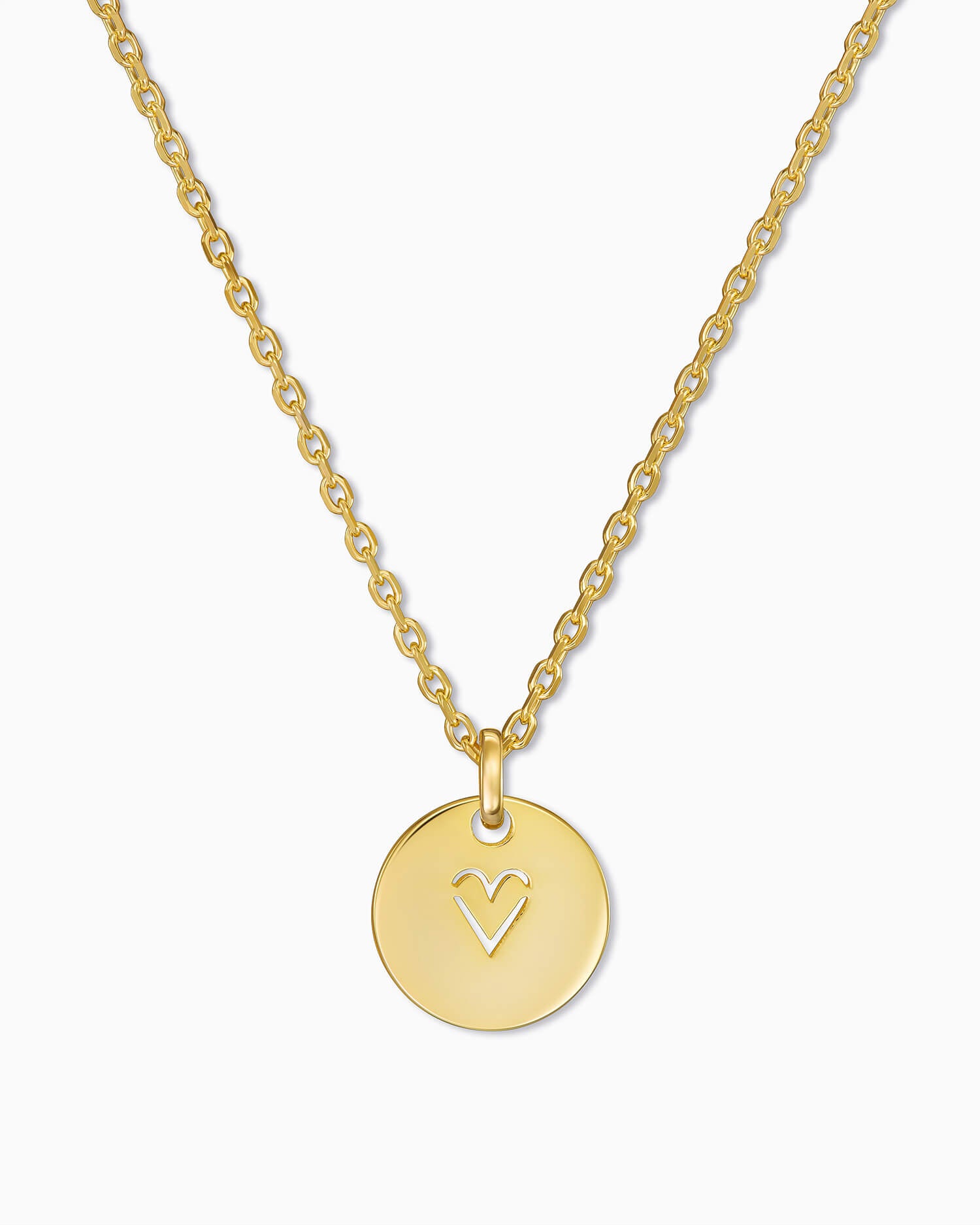 Heart Necklace Round