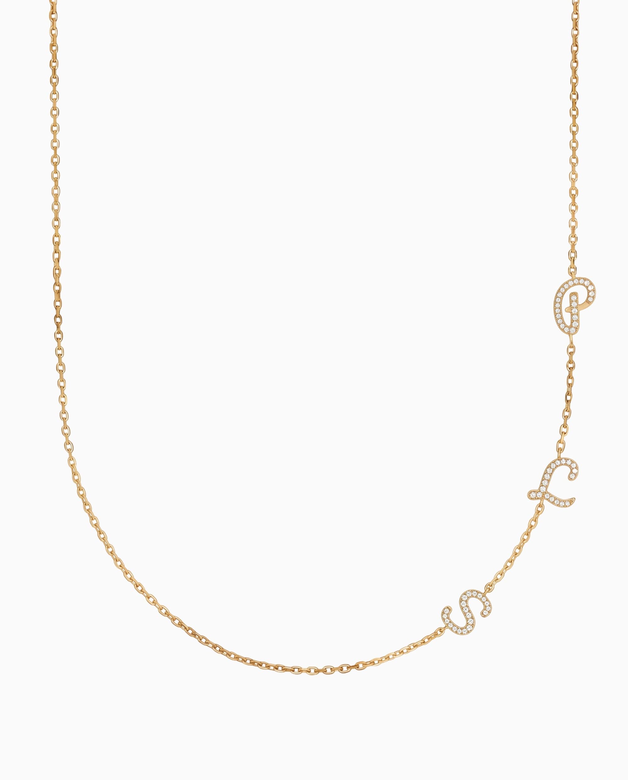 Name Necklace with Initials