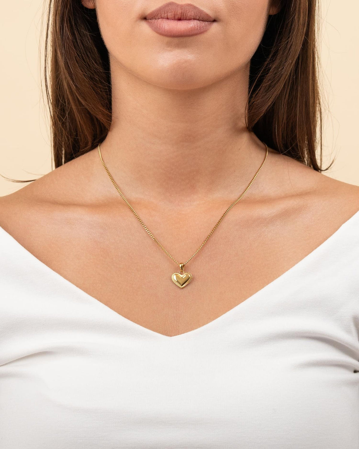 Fingerabdruck Herz Halskette Gravurplatte Anhänger