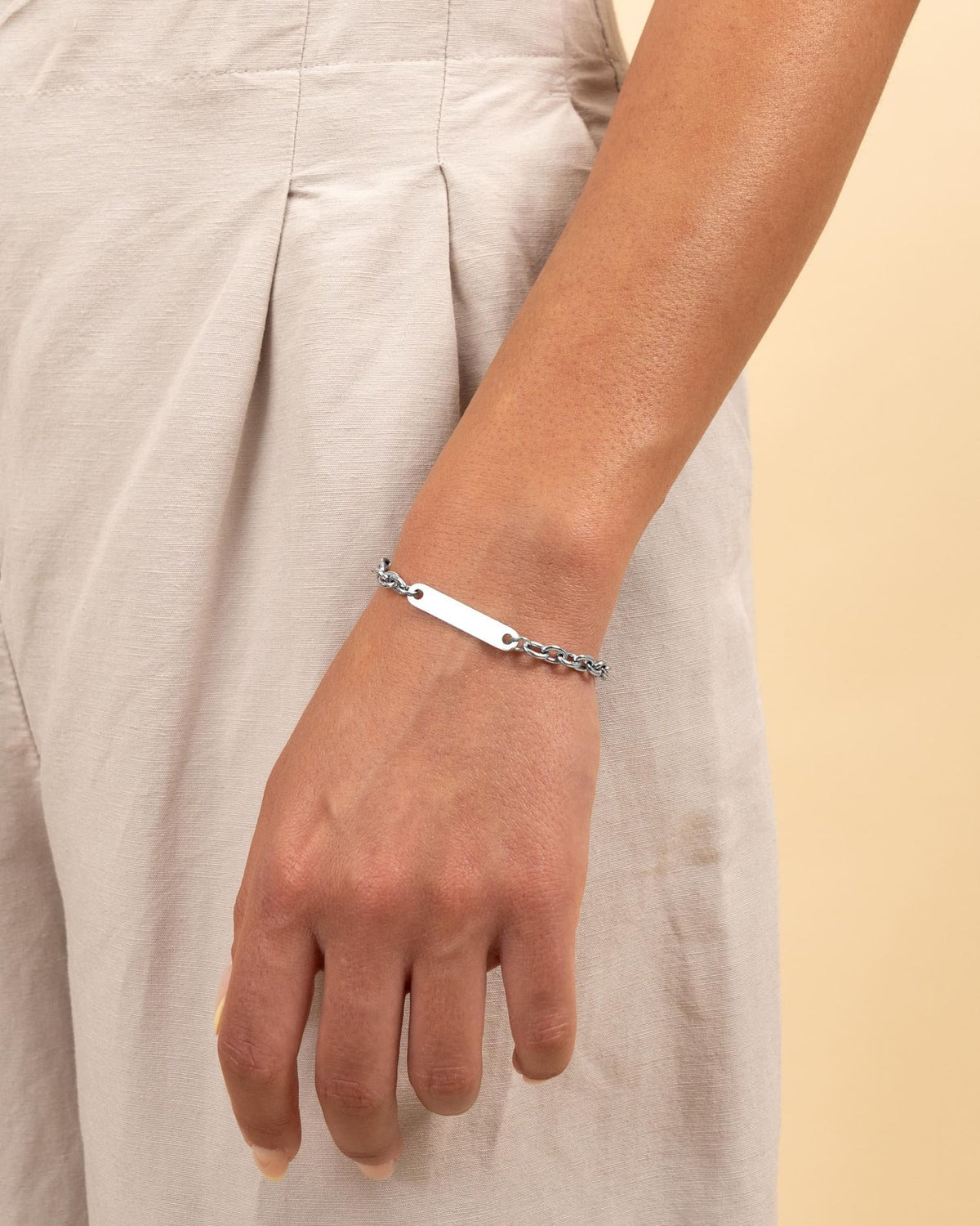 Gravurarmband Gravurplatte
