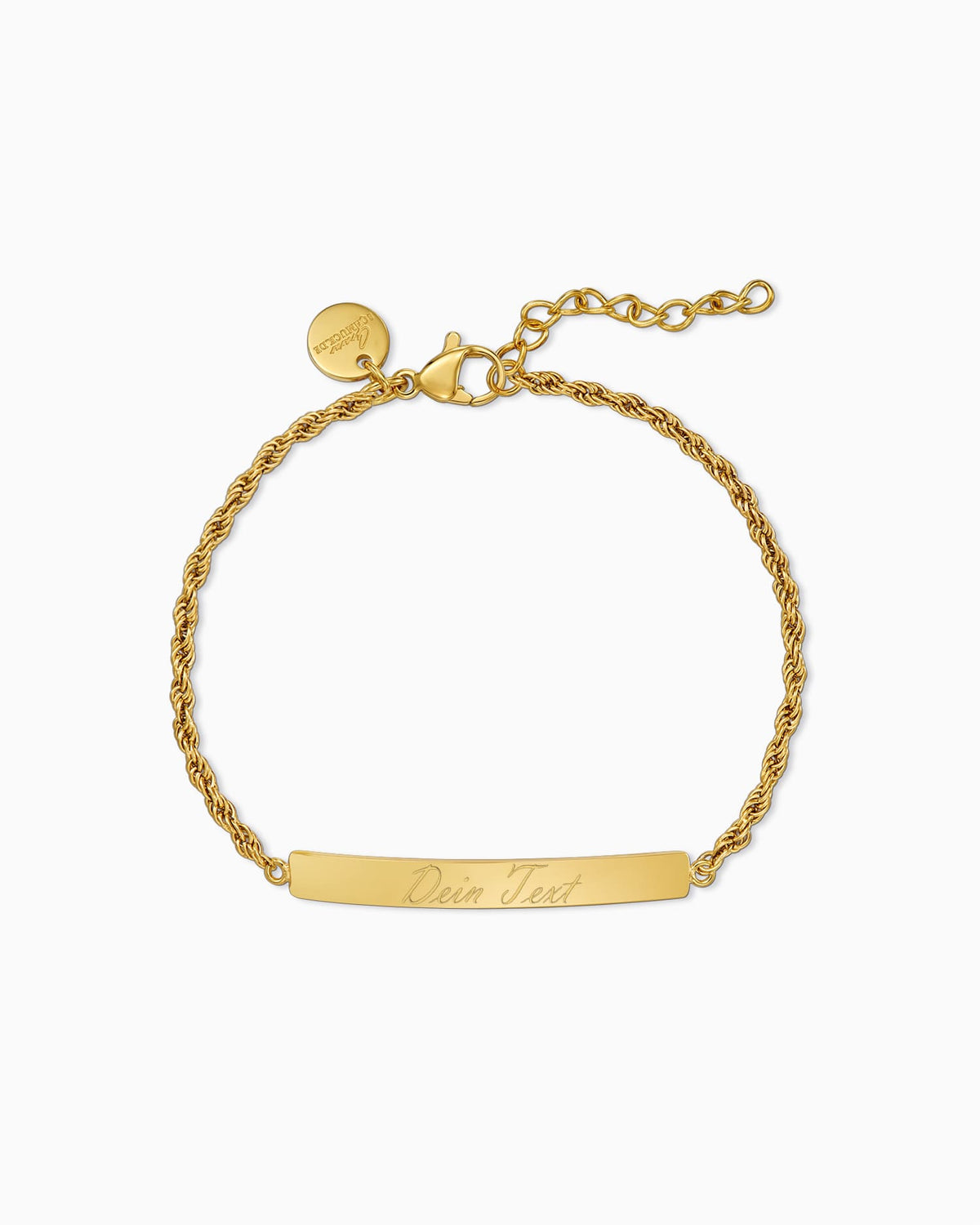 Gravurarmband Gravurplatte