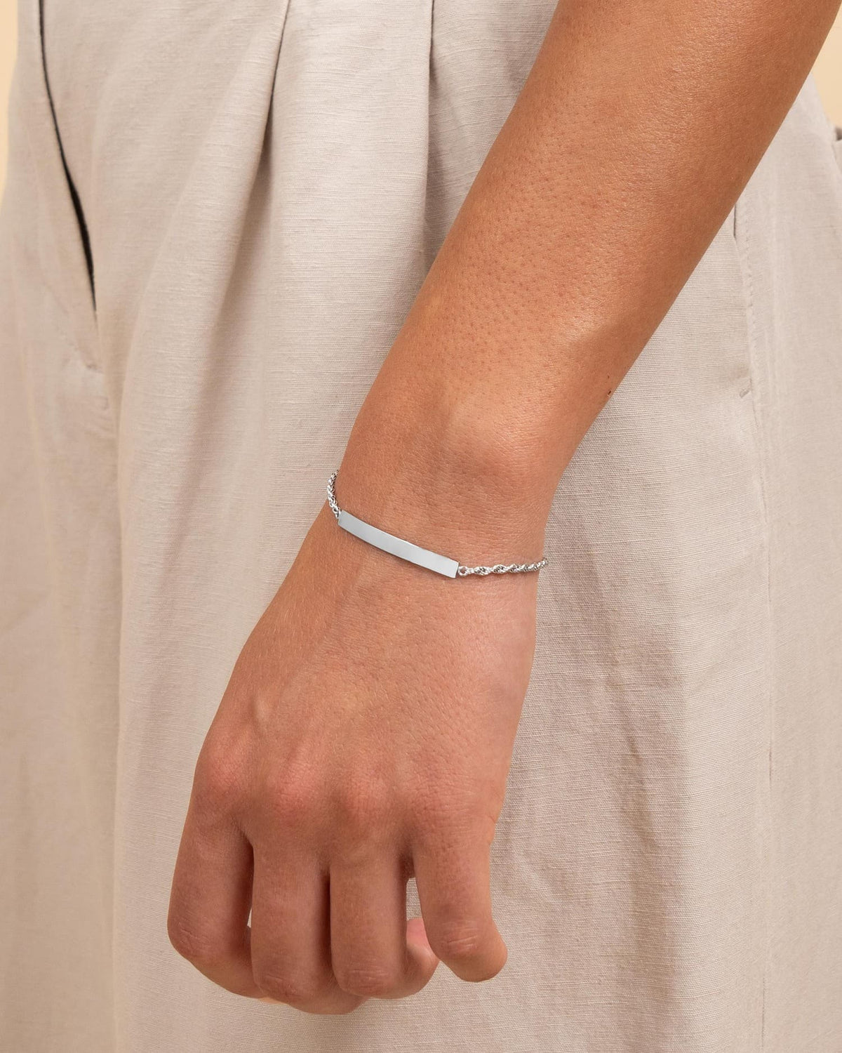Gravurarmband Gravurplatte