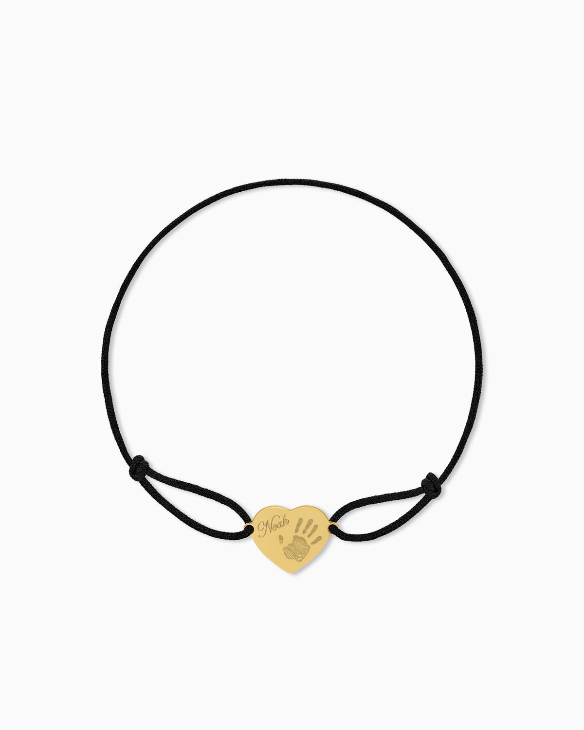 Handabdruck Gravurarmband Gravurplatte Stoffarmband Herz