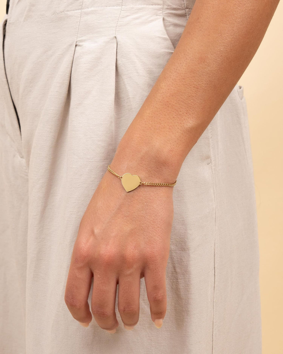 Gravurarmband Gravurplatte Herz