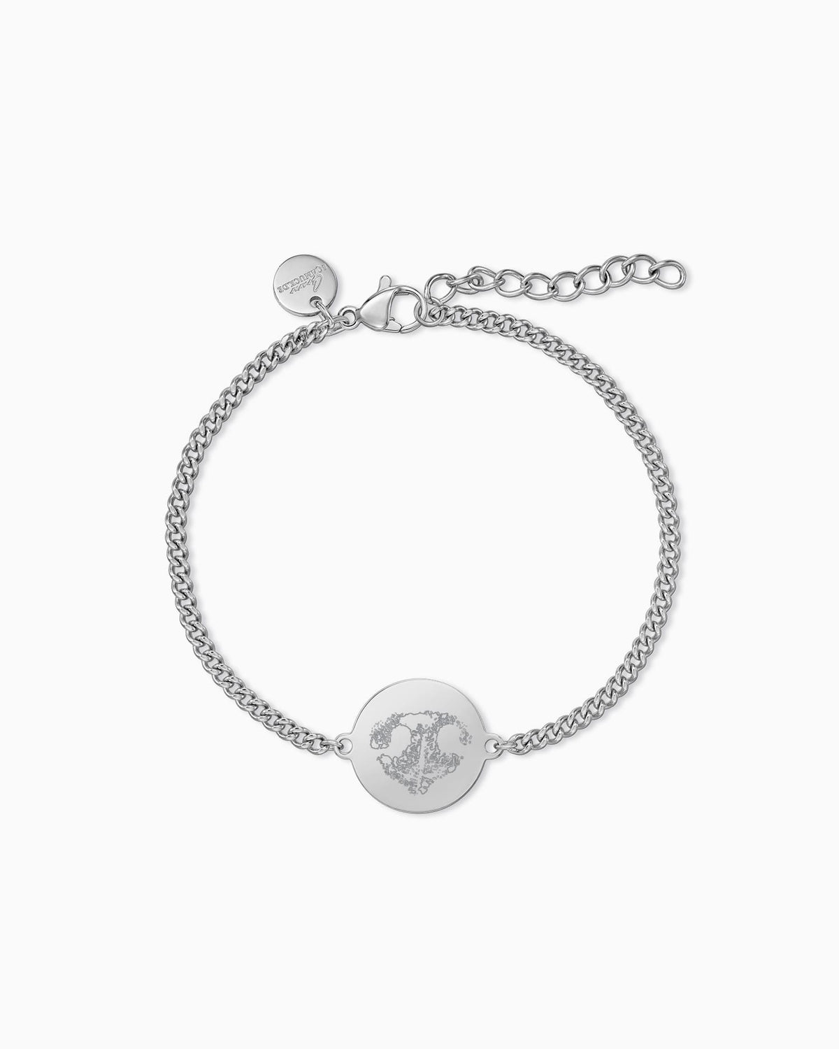 Nasenabdruck Gravurarmband Gravurplatte Rund