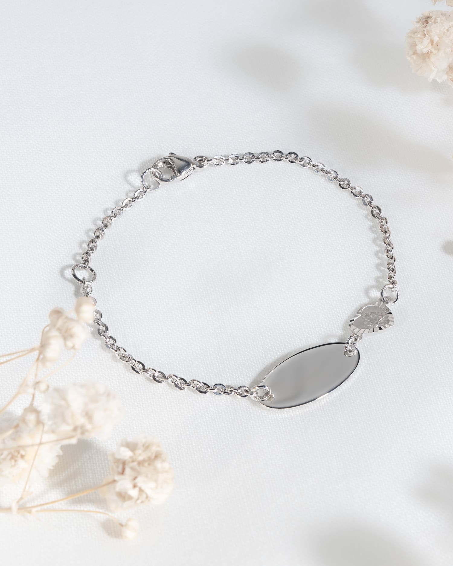 Handabdruck Gravurarmband Gravurplatte Schutzengel