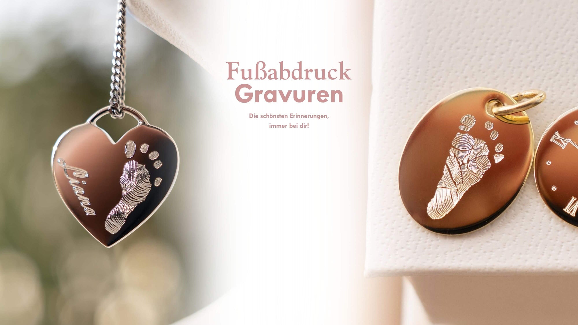 Fubabdruck Gravuren