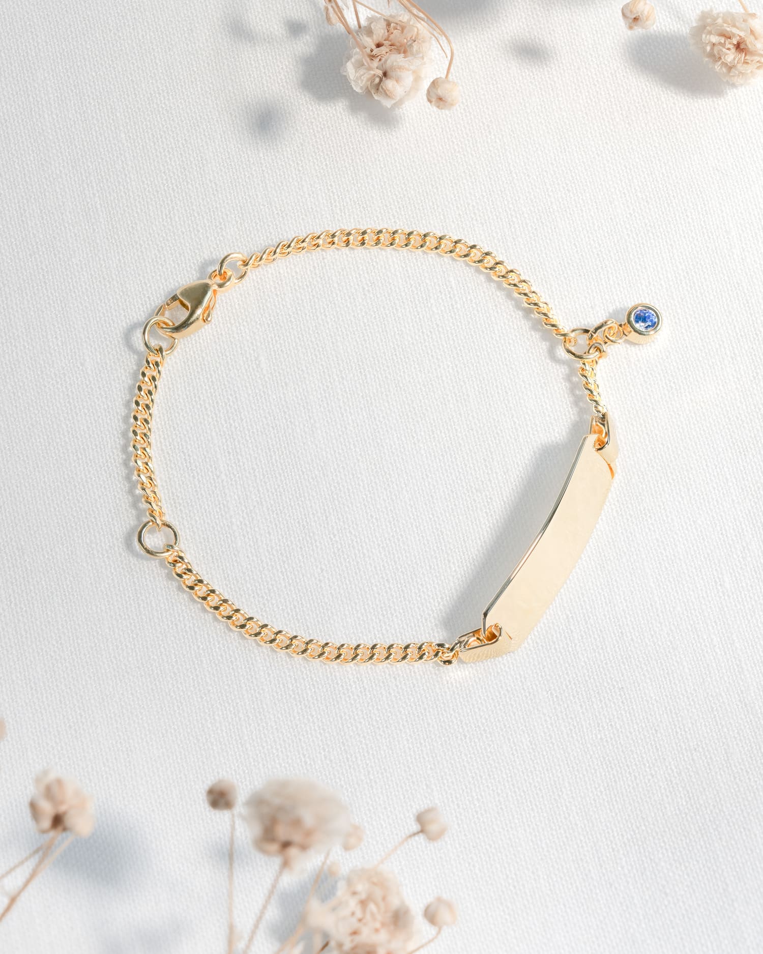 Gravurarmband Gravurplatte Zirkonia