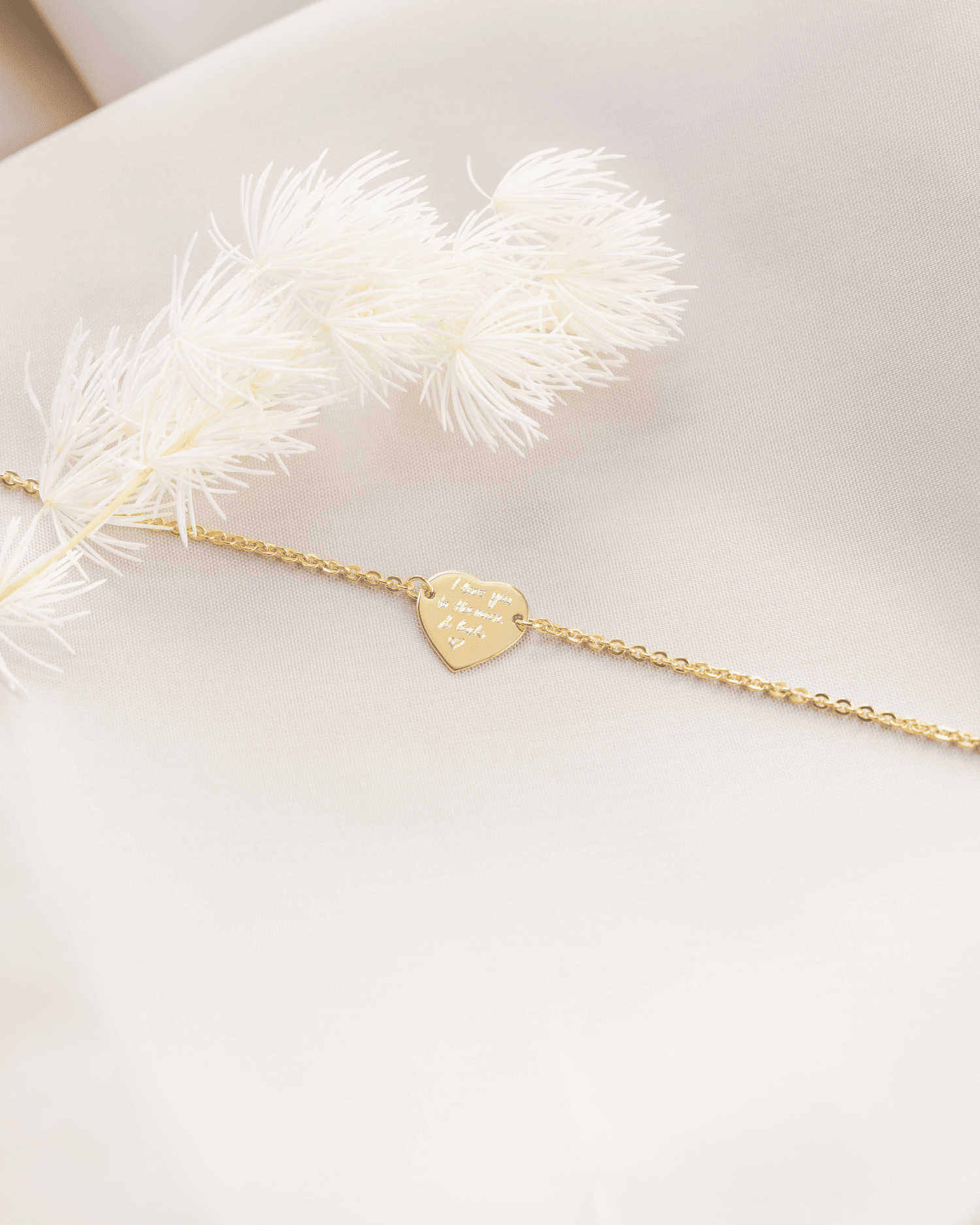 Gravurarmband Gravurplatte Herz