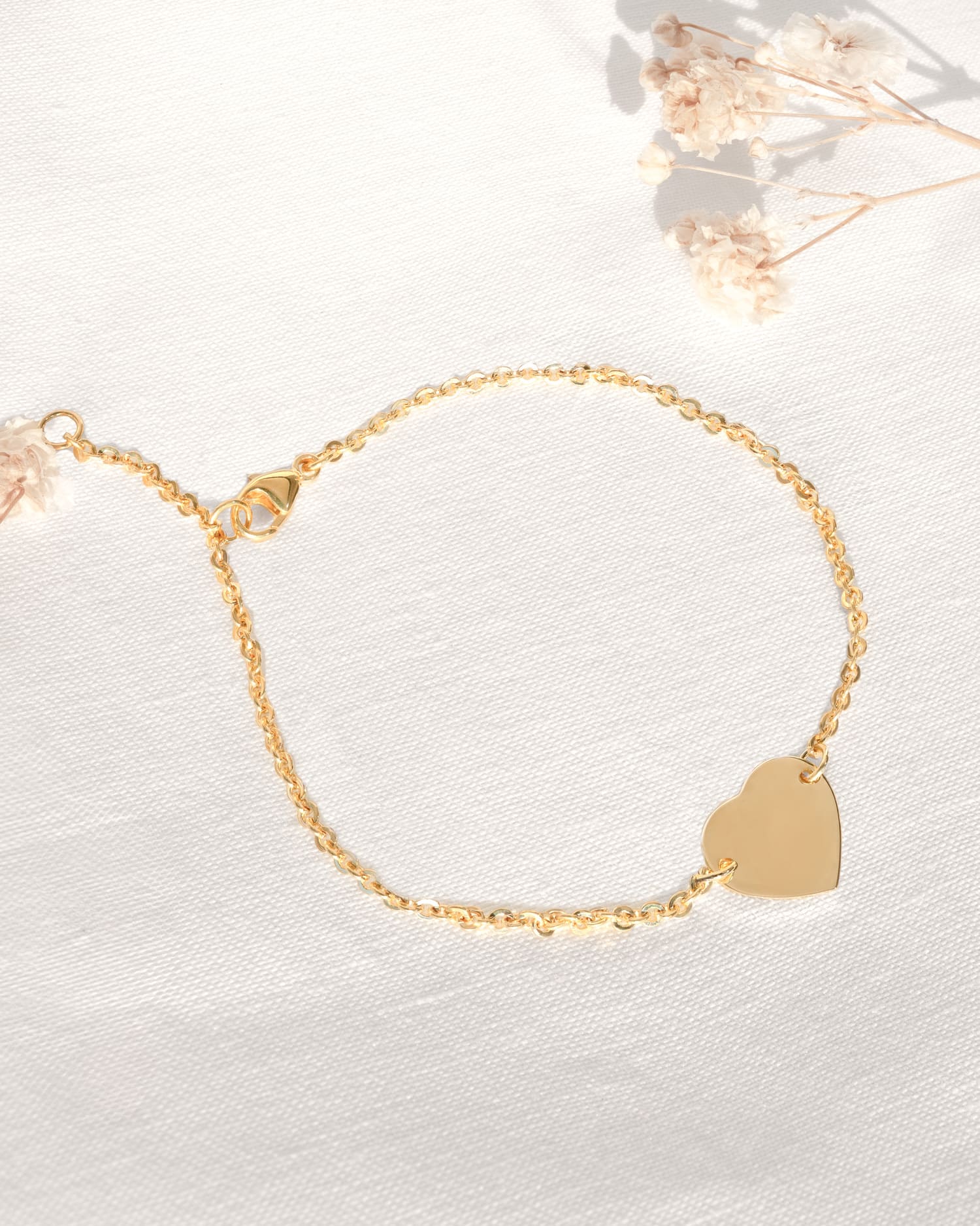 Gravurarmband Gravurplatte Herz