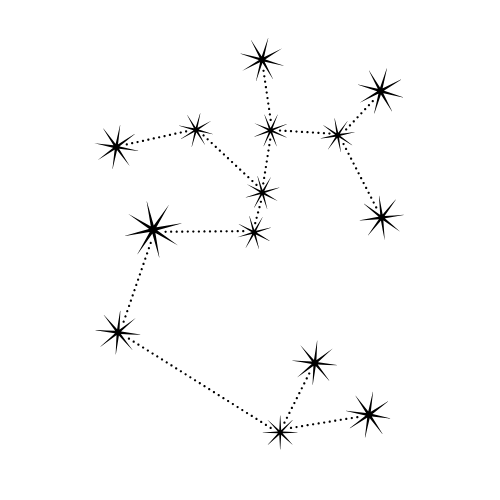 Gravurhalsketten Herren - Sternzeichen - 925 Silber 18 Karat Vergoldet