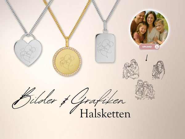 Jewelry with picture/graphic engraving