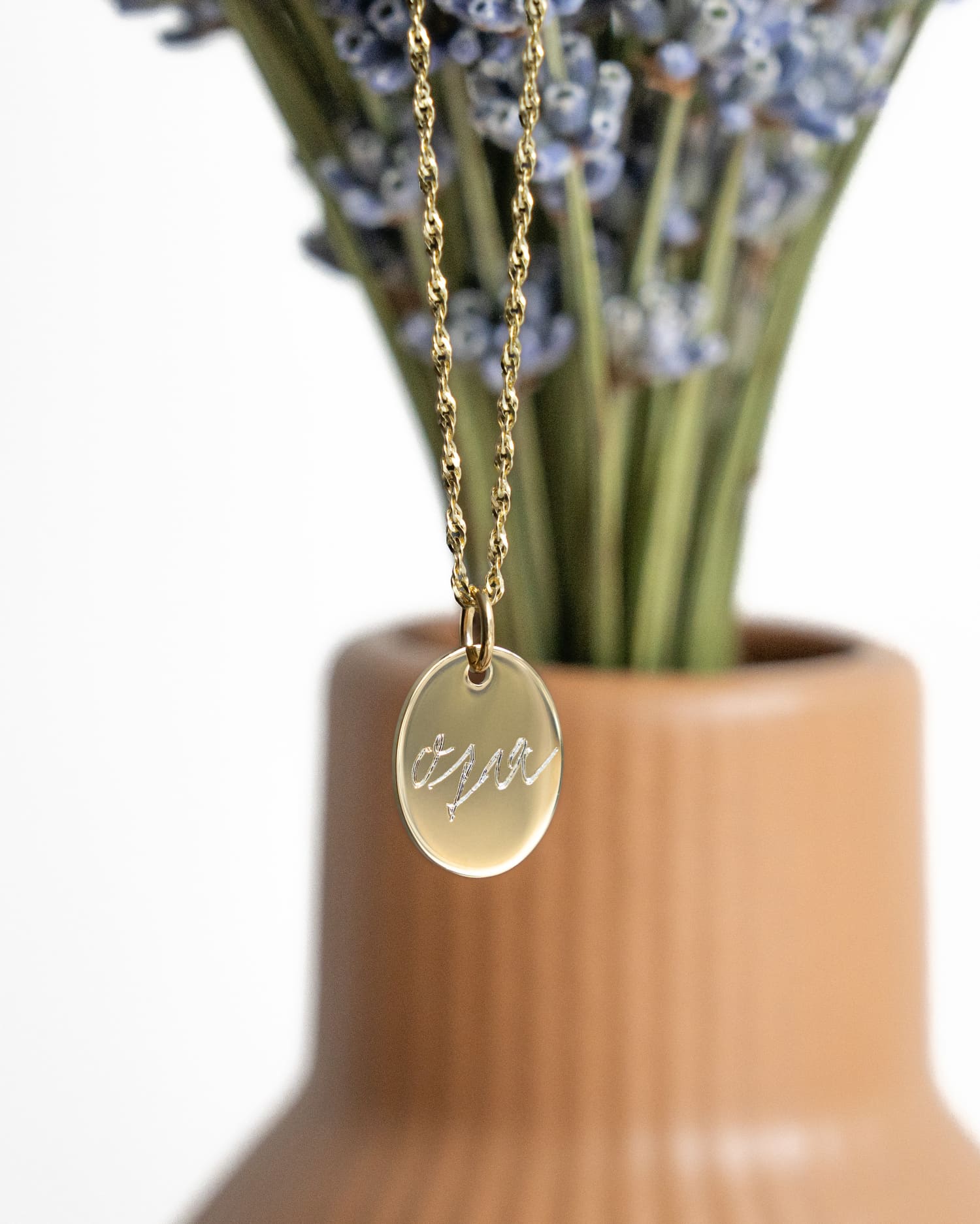 Bild/Grafik Uploud Gravurplatten Halskette Anhänger Oval