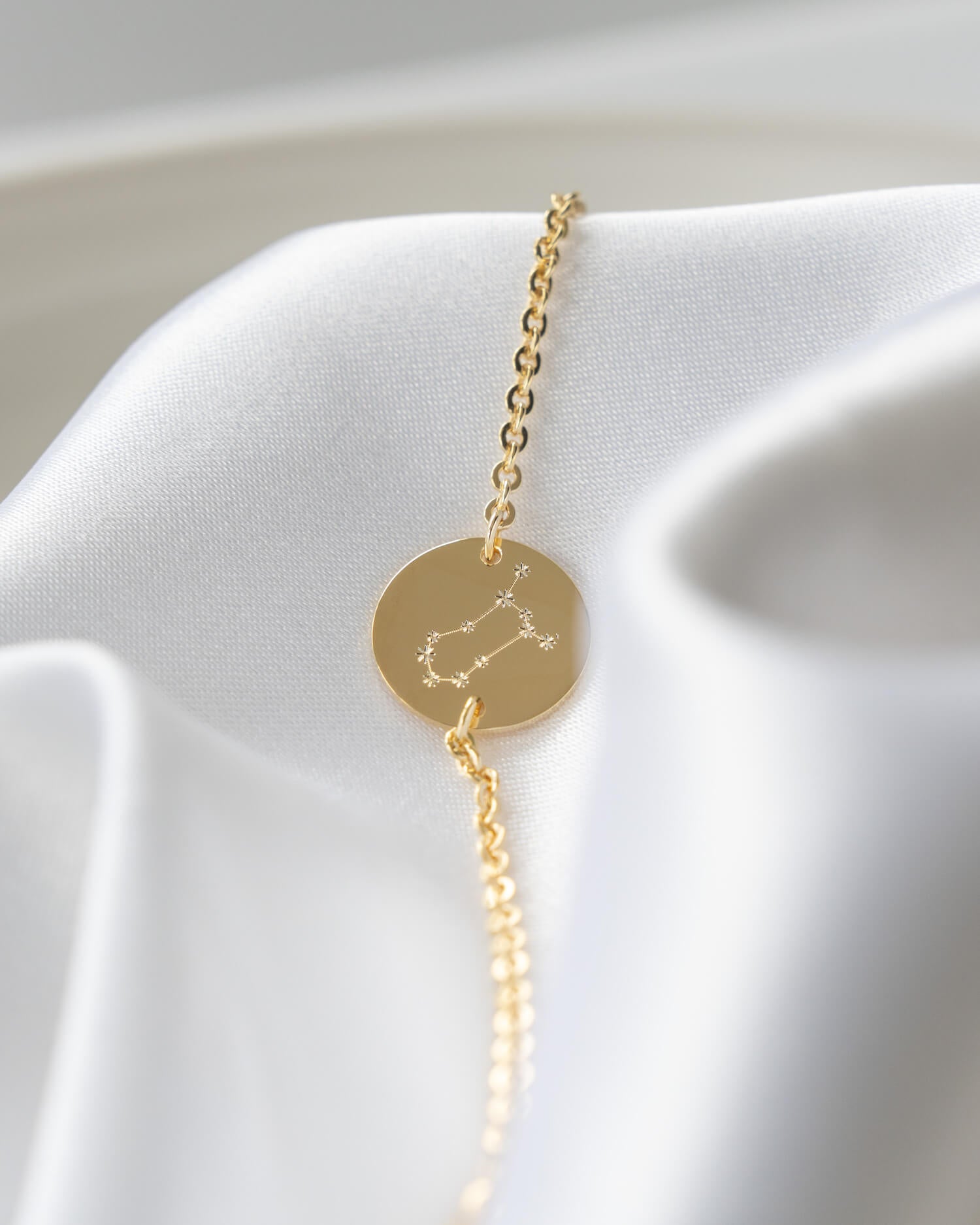 Sternzeichen Gravurarmband Gravurplatte Rund