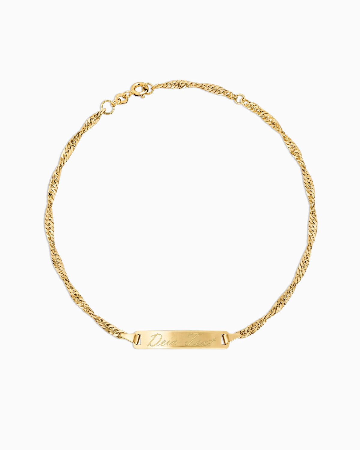 Gravurarmband Gravurplatte