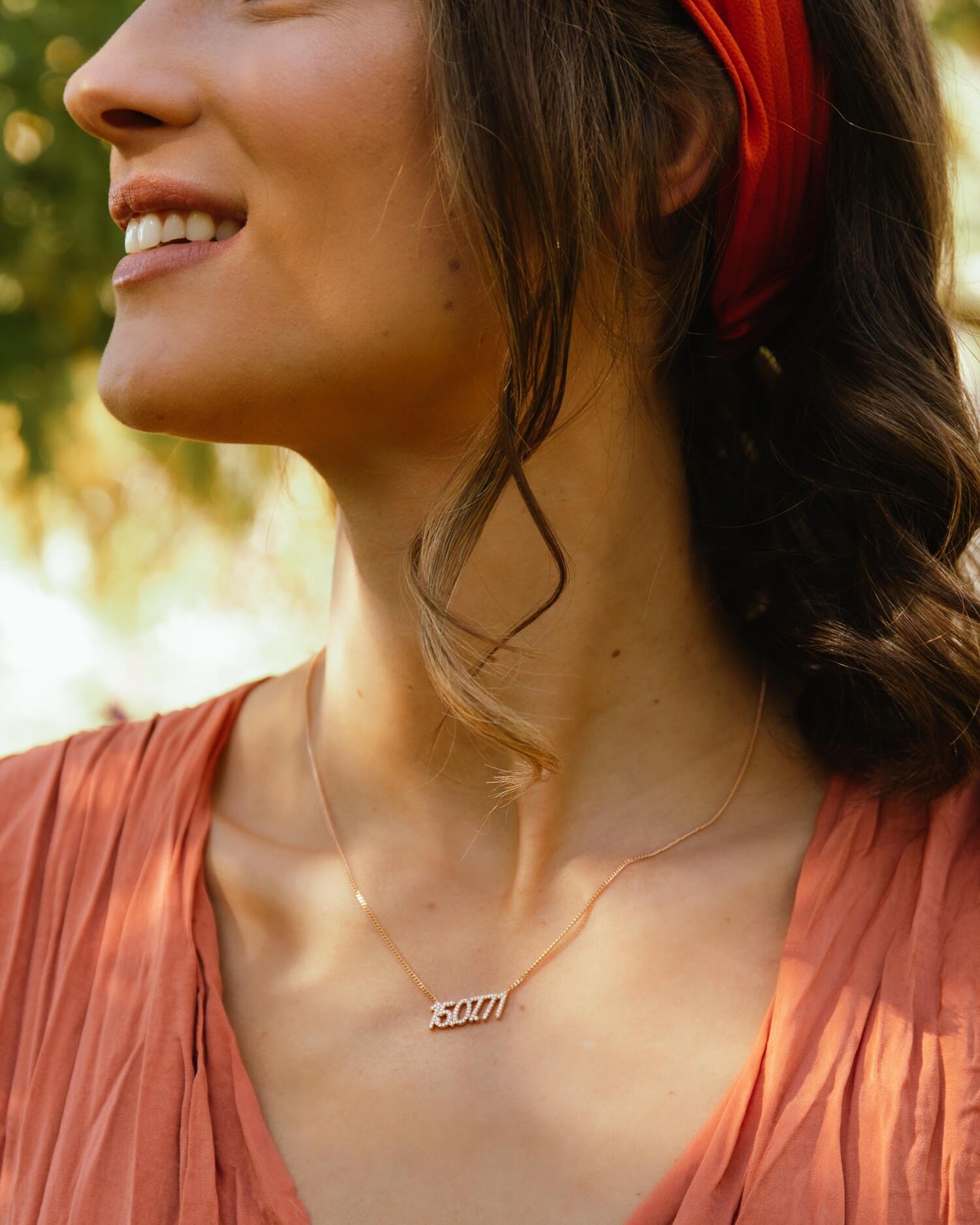 Date Necklace Zirconia