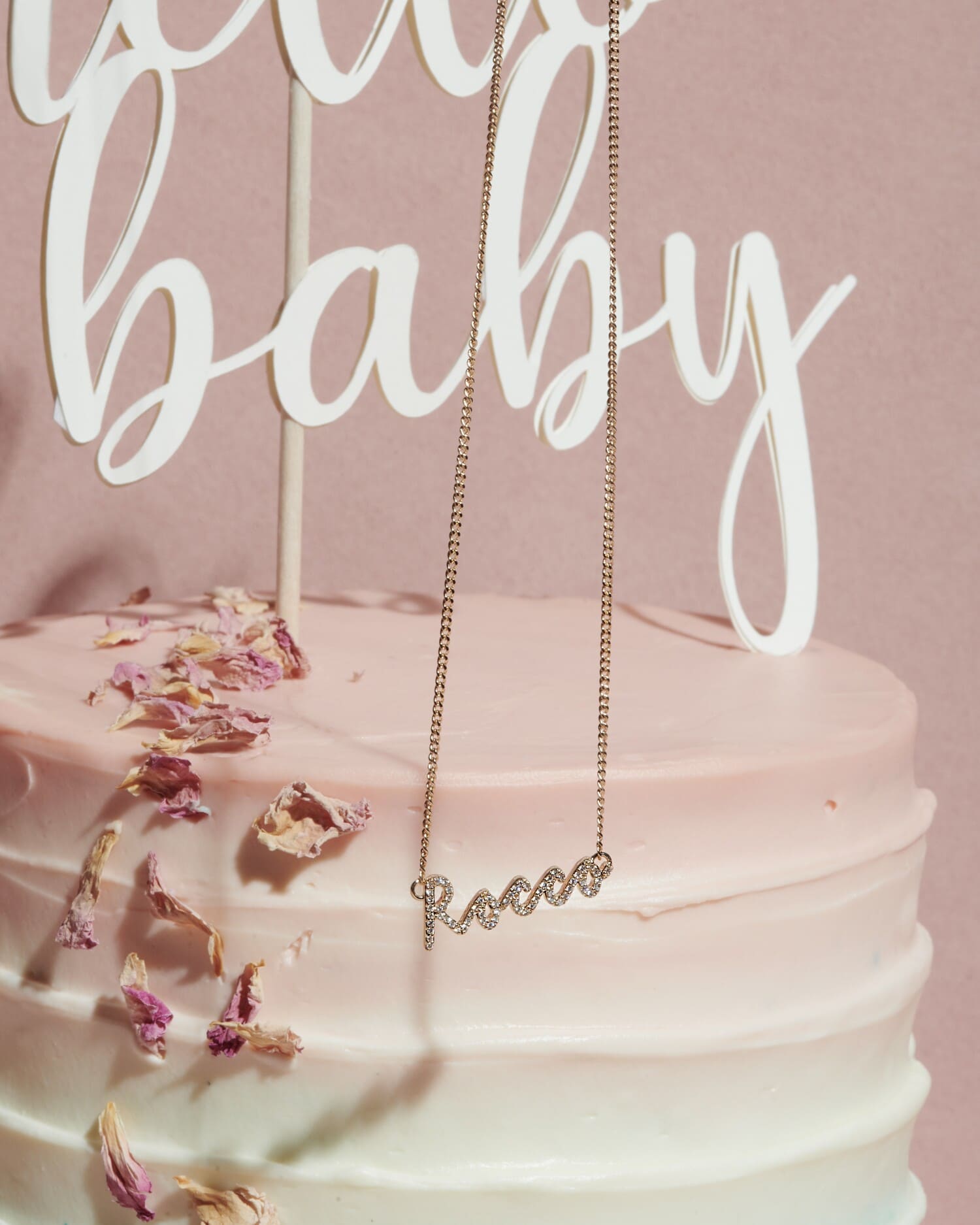 Zirconia Name Necklace