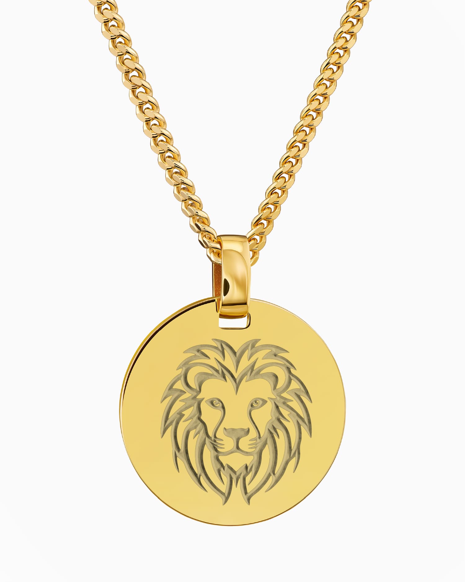 Graphic upload engraving plates necklace pendant round polished