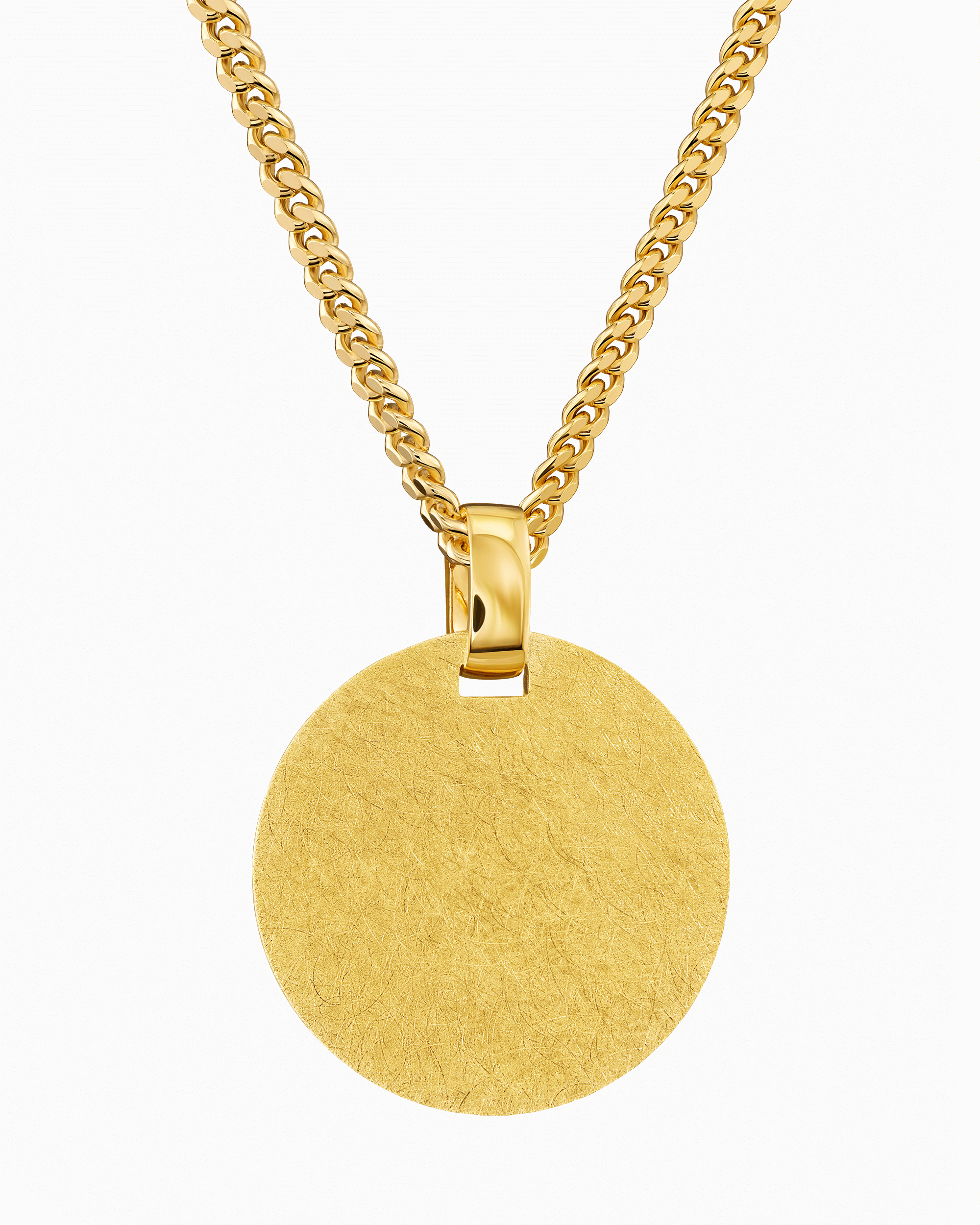 Engraving plates necklace pendant round ice matt