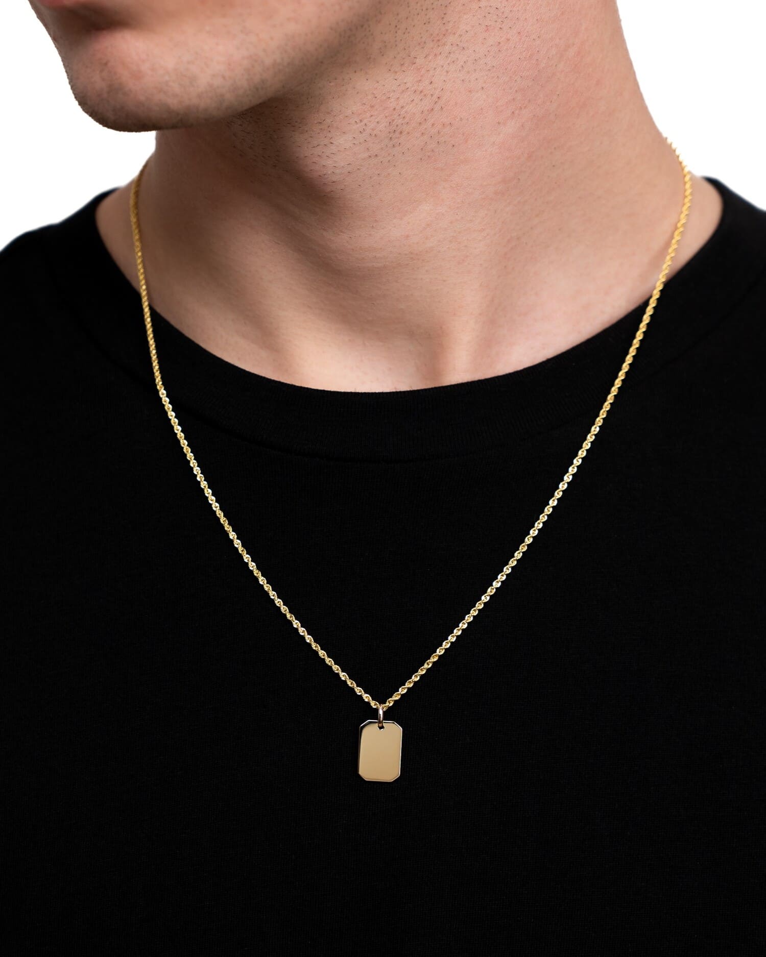 Graphic upload engraving plates necklace pendant octagon