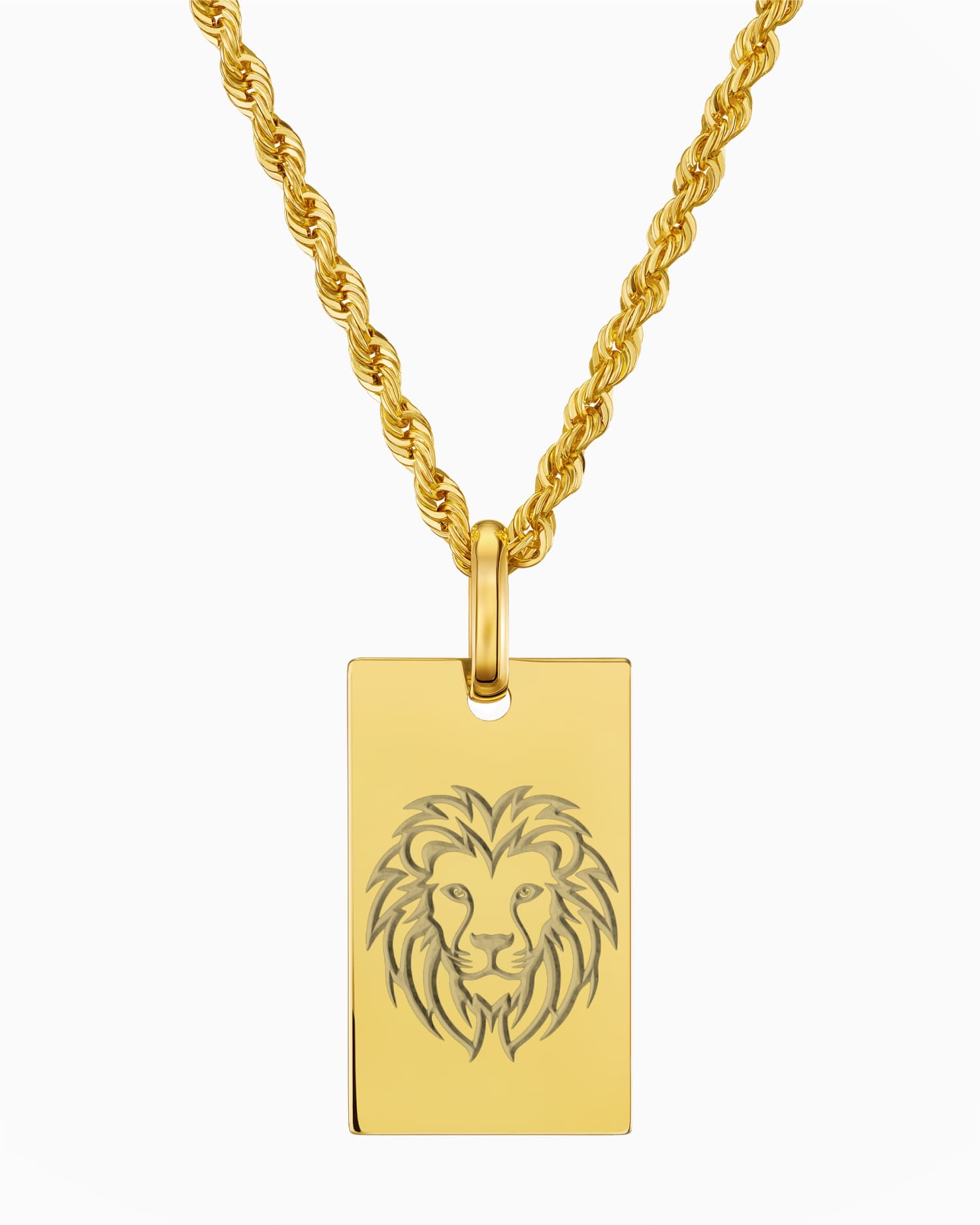 Graphic upload engraving plates necklace pendant rectangle