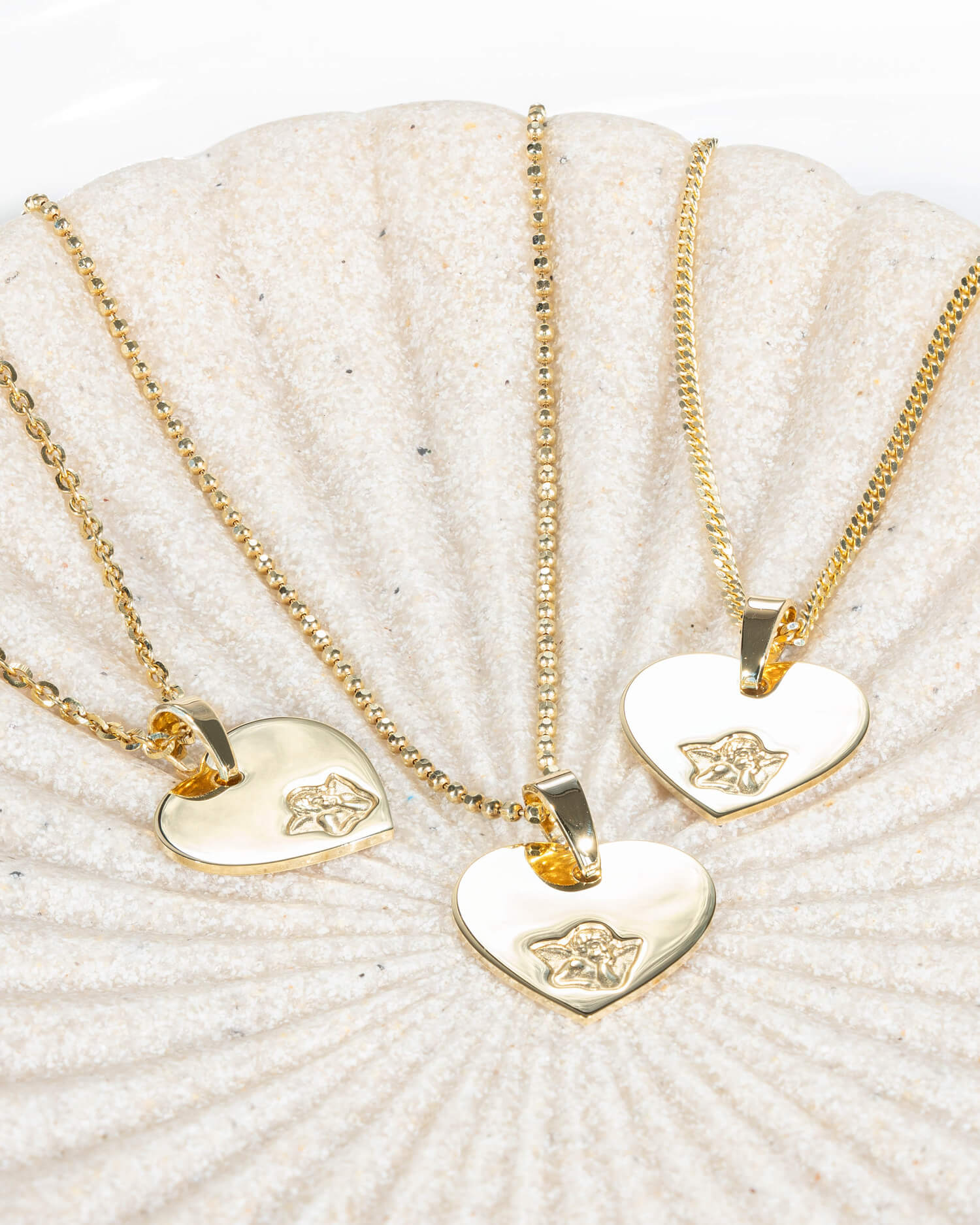 Engraving plates pendant necklace heart guardian angel