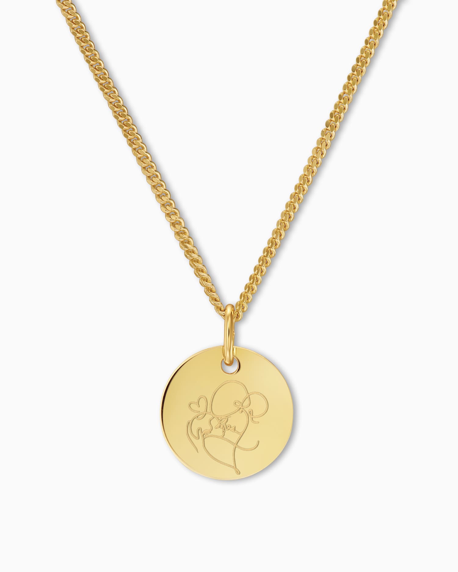 Graphic uploud engraving plates necklace pendant round 12mm