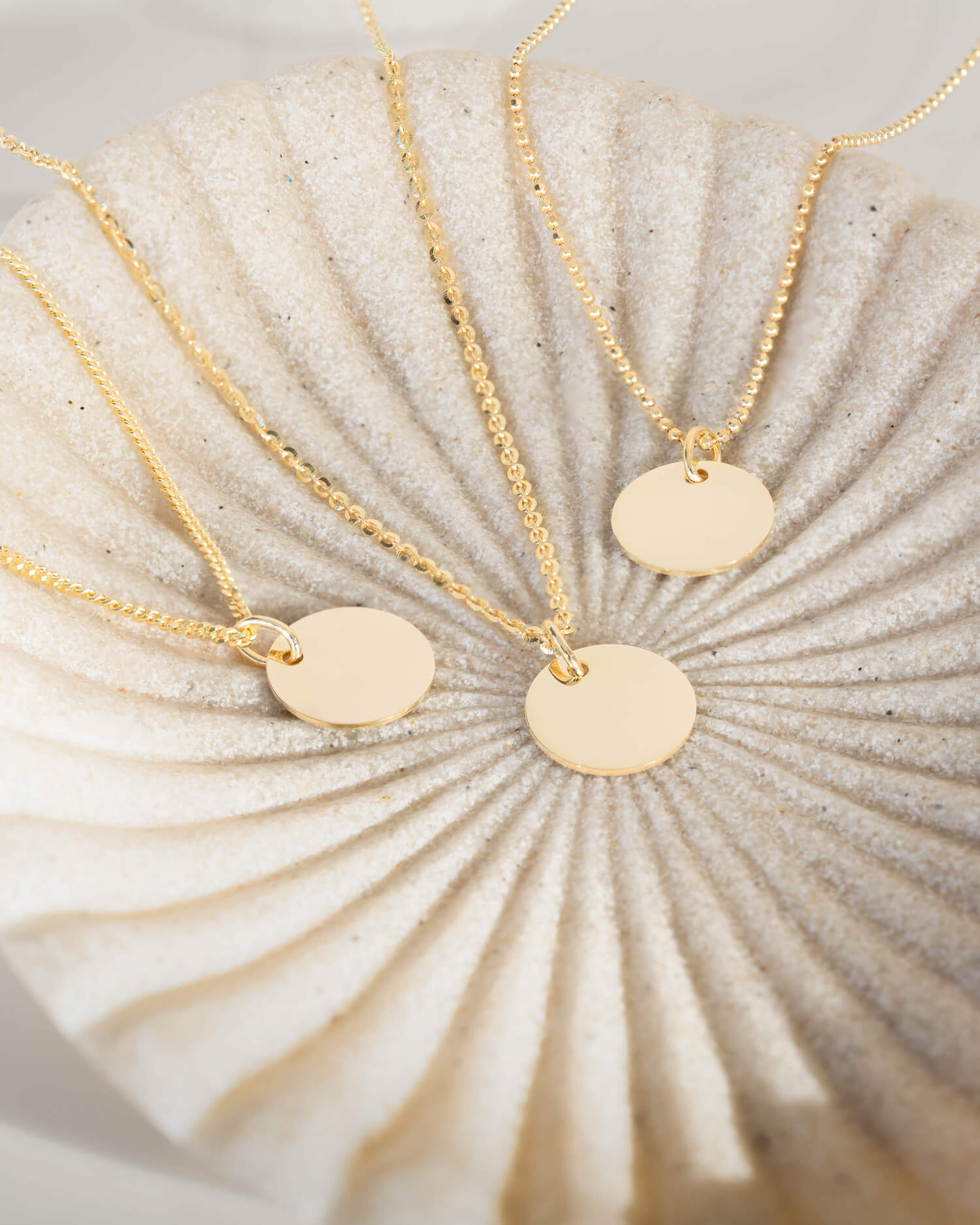 Nose print engraving plates necklace pendant round 12mm