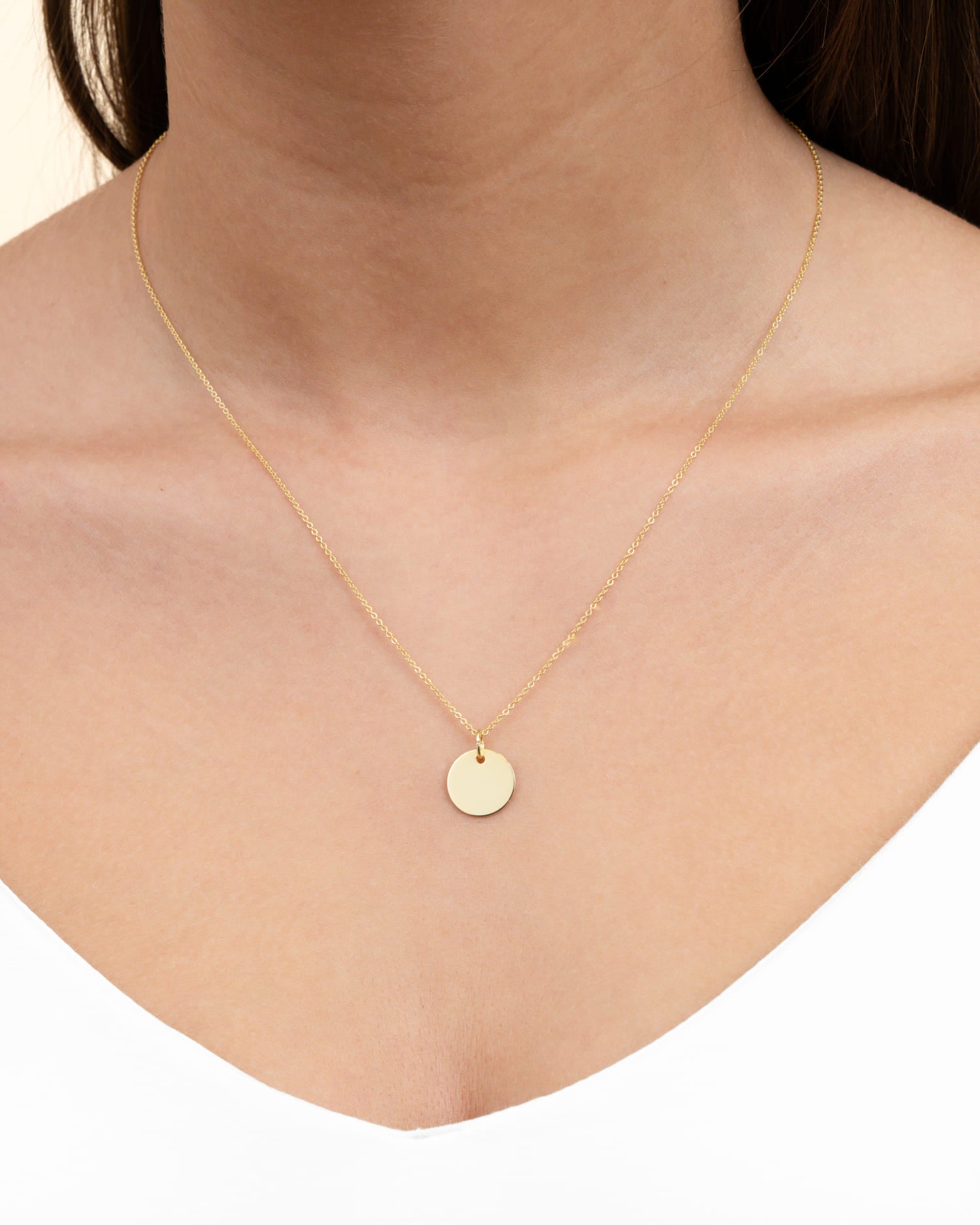 Paw print engraving plates necklace pendant round 12mm