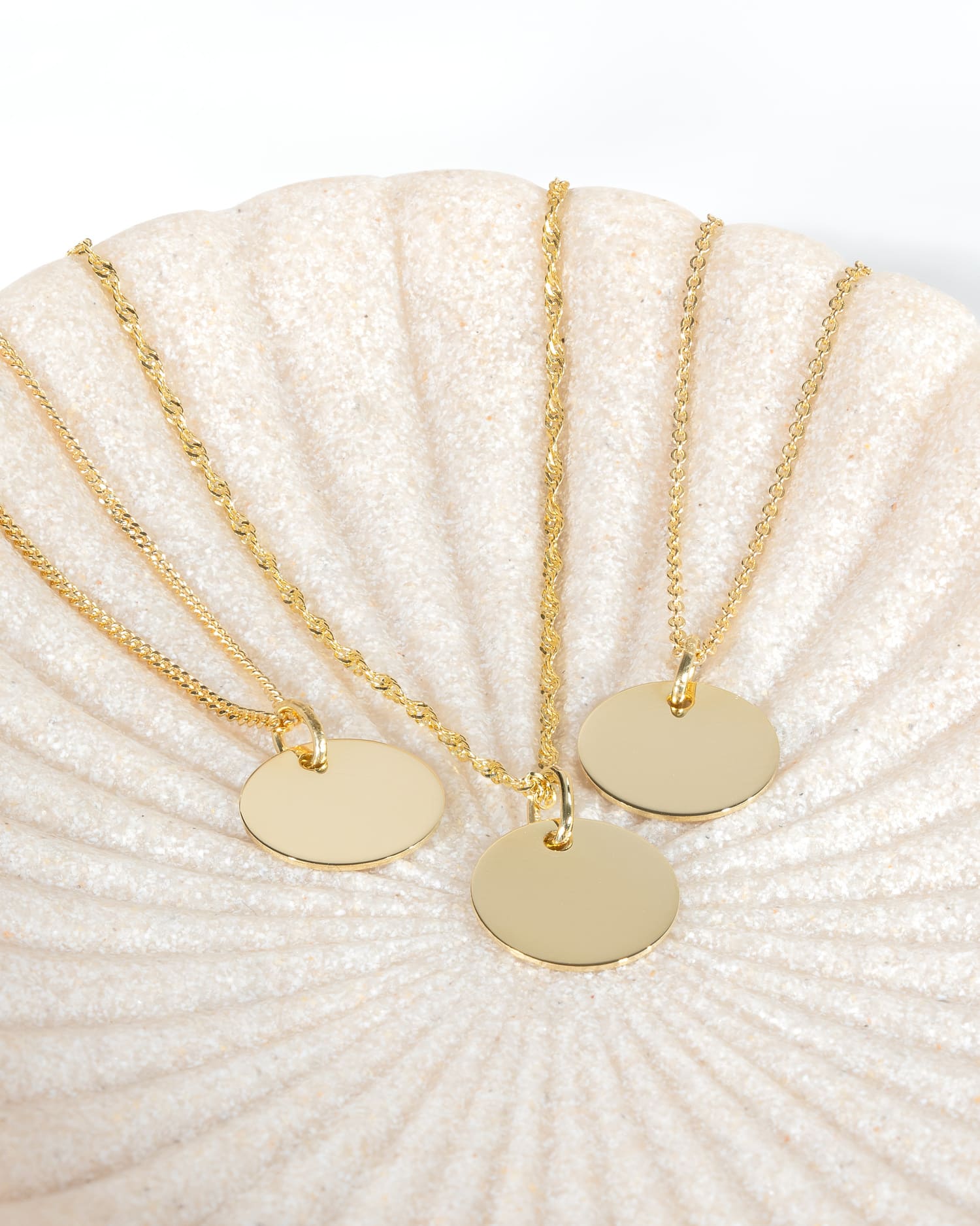 Nose print engraving plates necklace pendant round 12mm