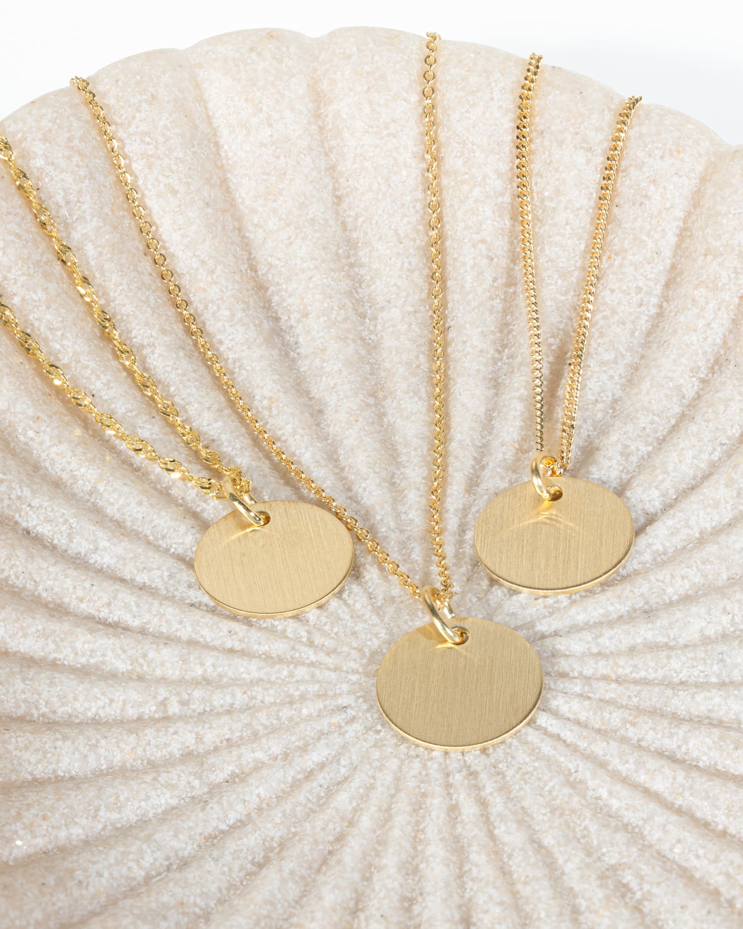 Zodiac sign engraving plate necklace pendant round 12mm