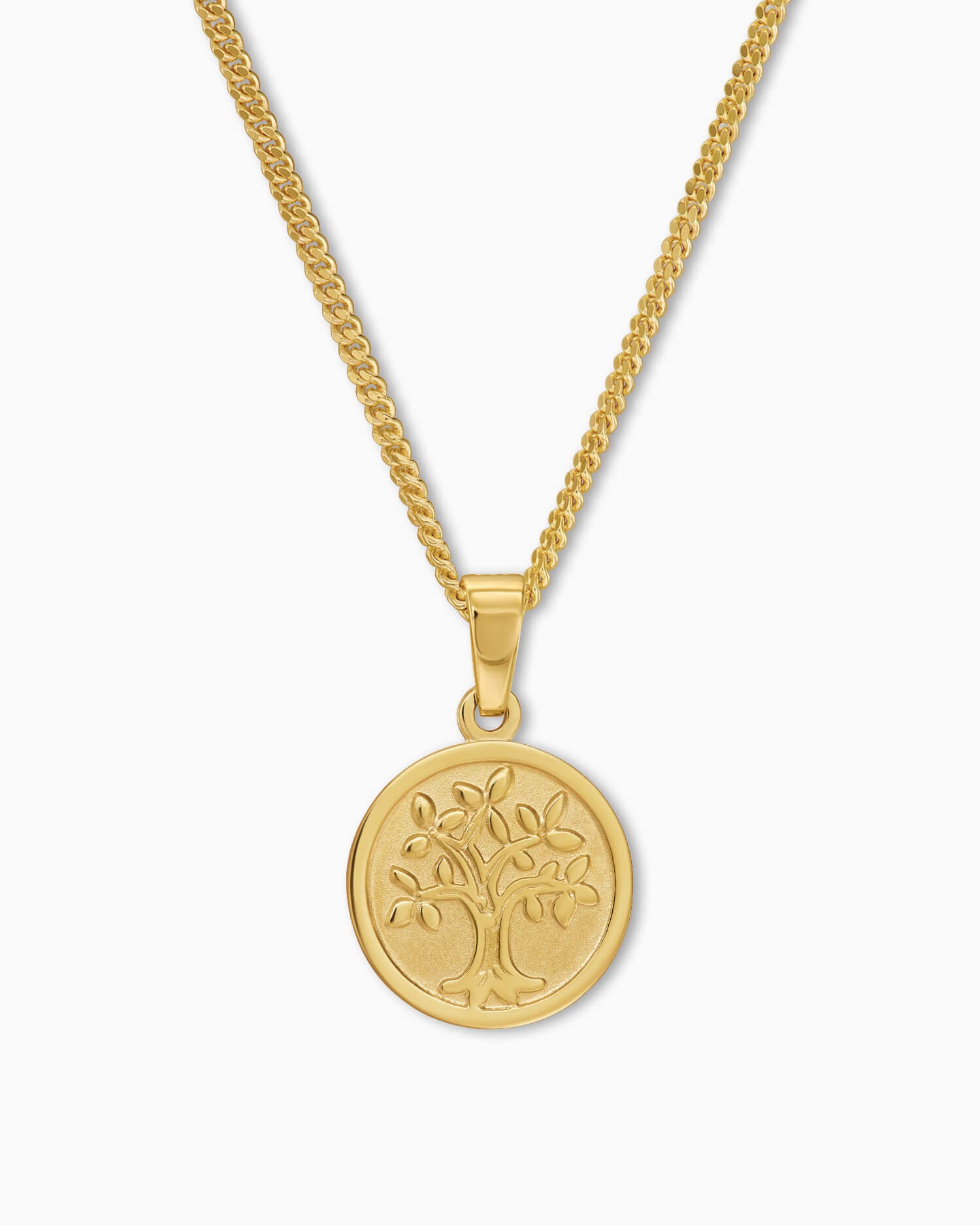 Engraving plates necklace pendant tree of life 12mm