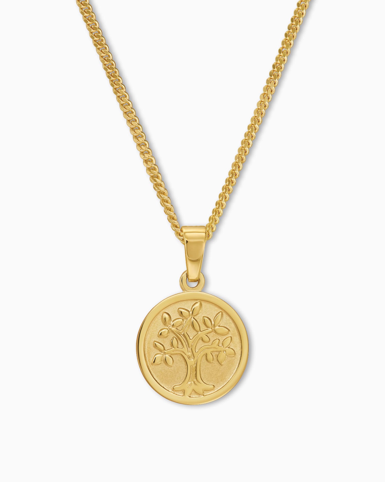 Engraving plates necklace pendant tree of life 12mm