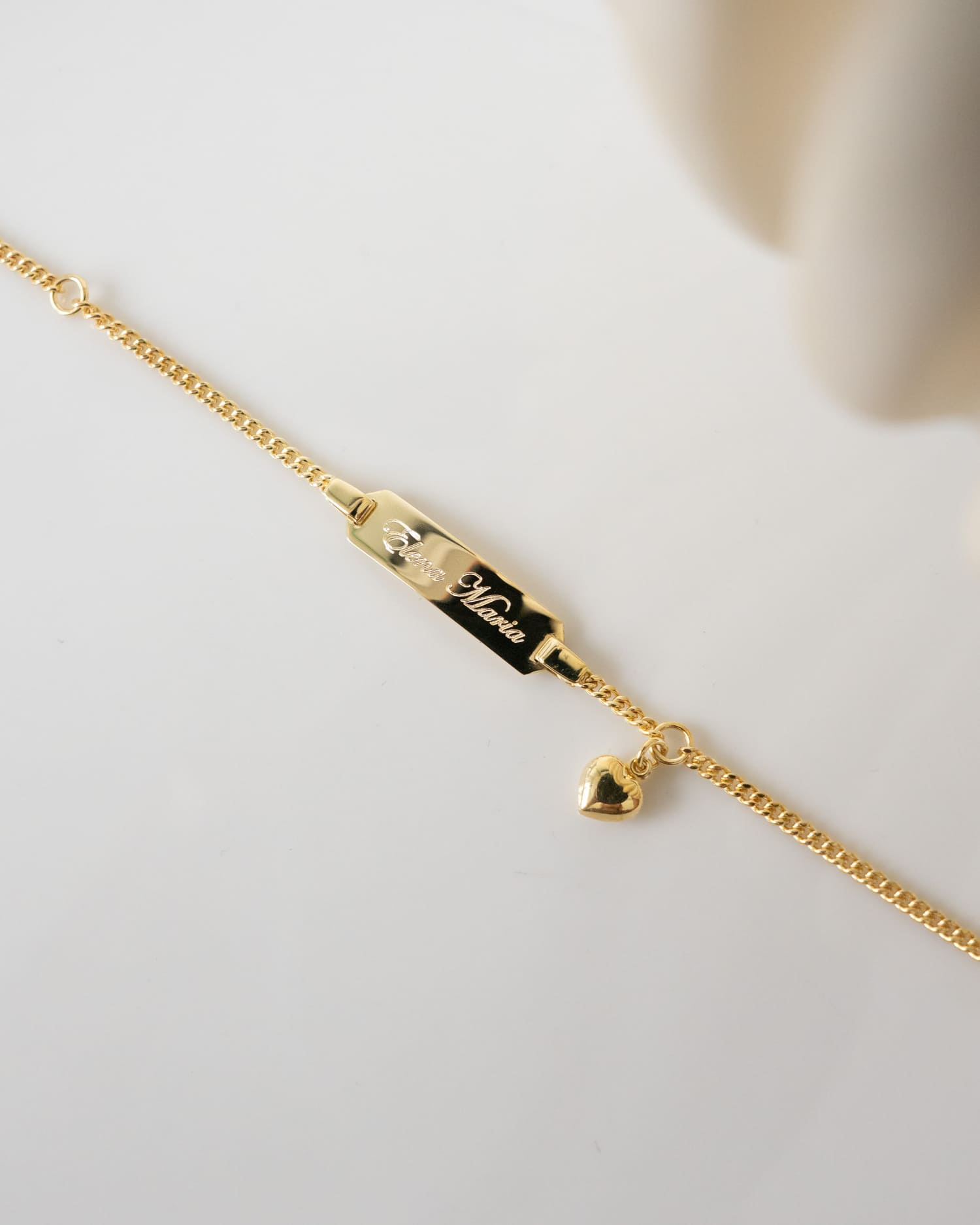 Engraving bracelet engraving plate heart