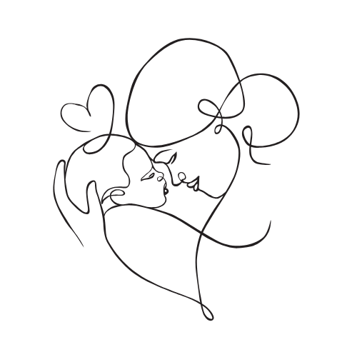 Engraved necklaces ladies - Graphics - 925 Silver 18k gold-plated