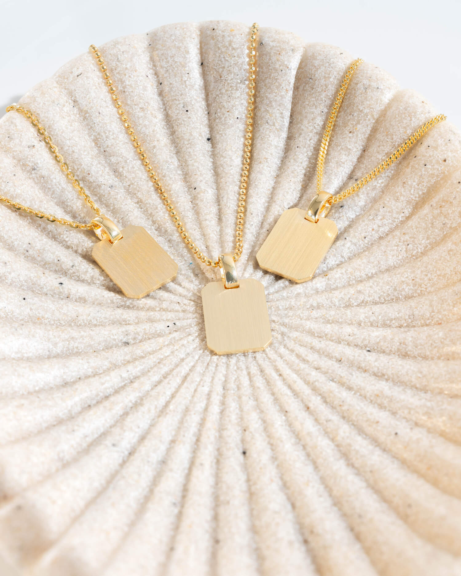 Handwriting Uploud Engraving Plates Necklace Pendant Square