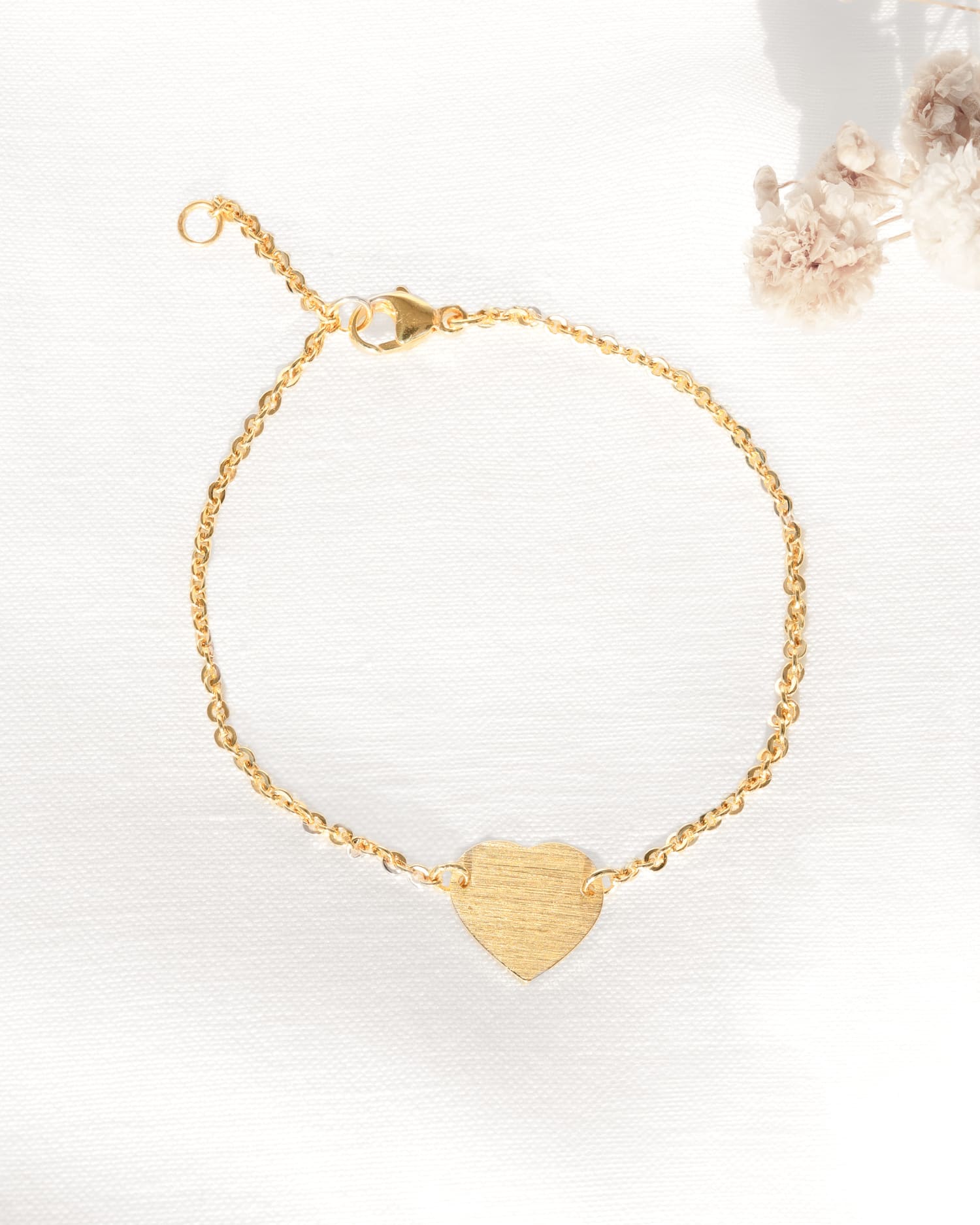 Handafdruk graveerarmband graveerplaatje hart