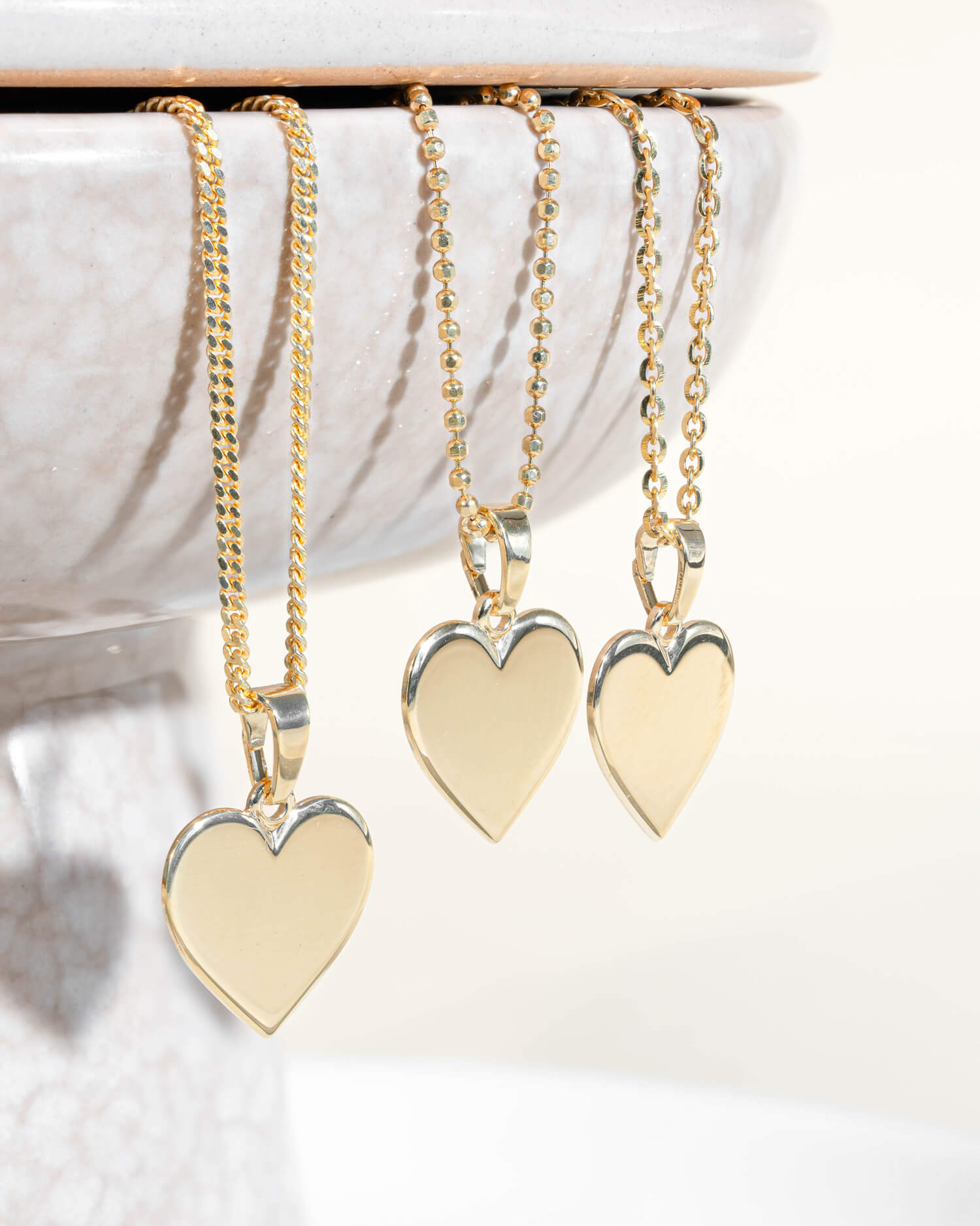 Paw print hart ketting graveerplaatje hanger 12mm