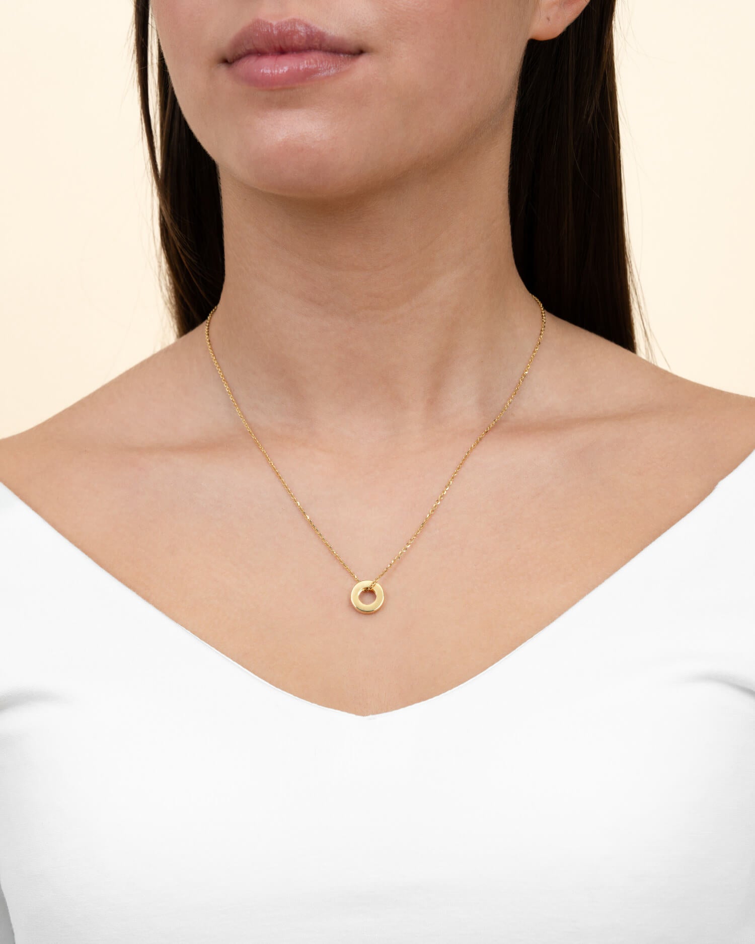 Ring Ketting Graveerplaat Hanger