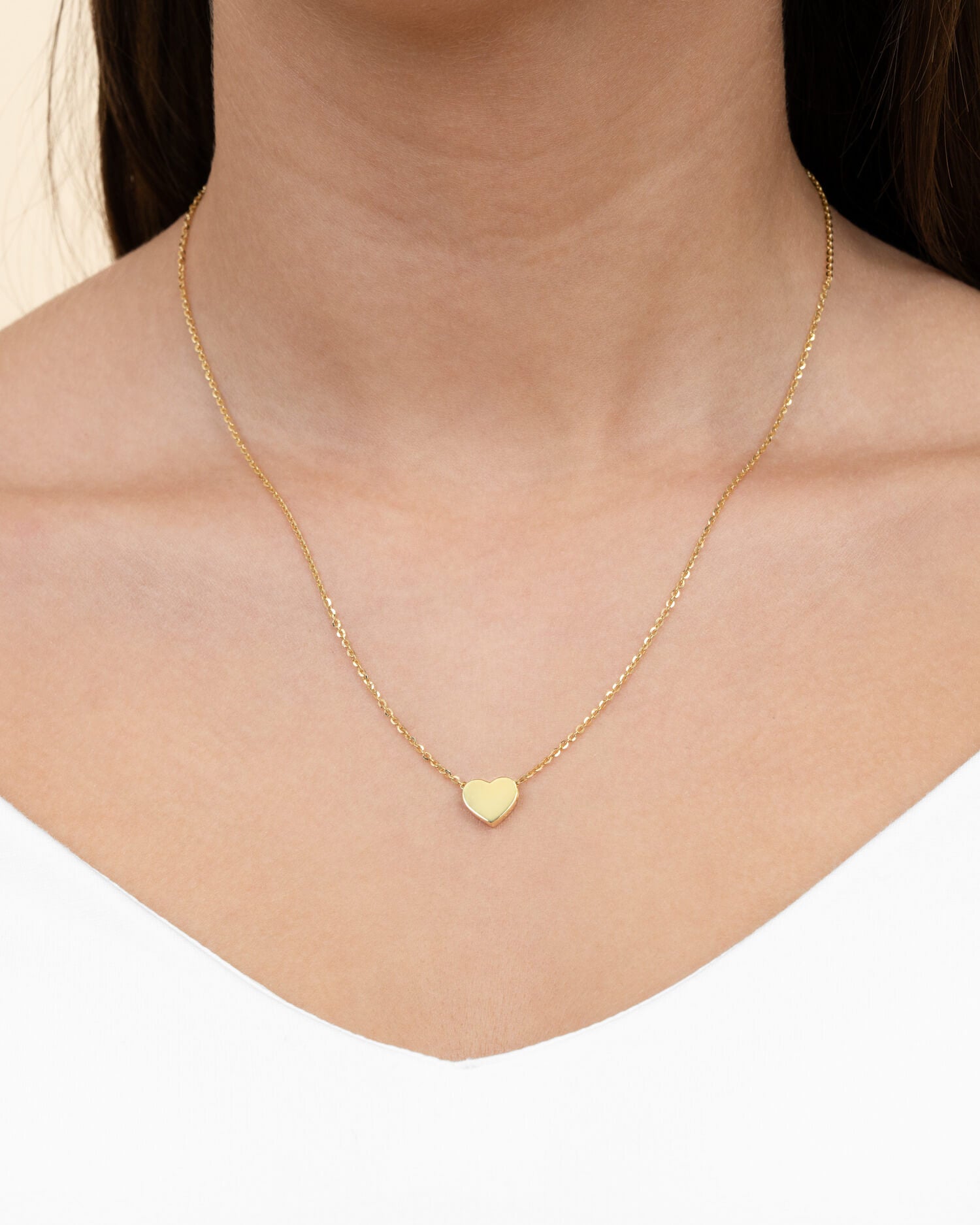 Voetafdruk hart ketting graveerplaatje hanger