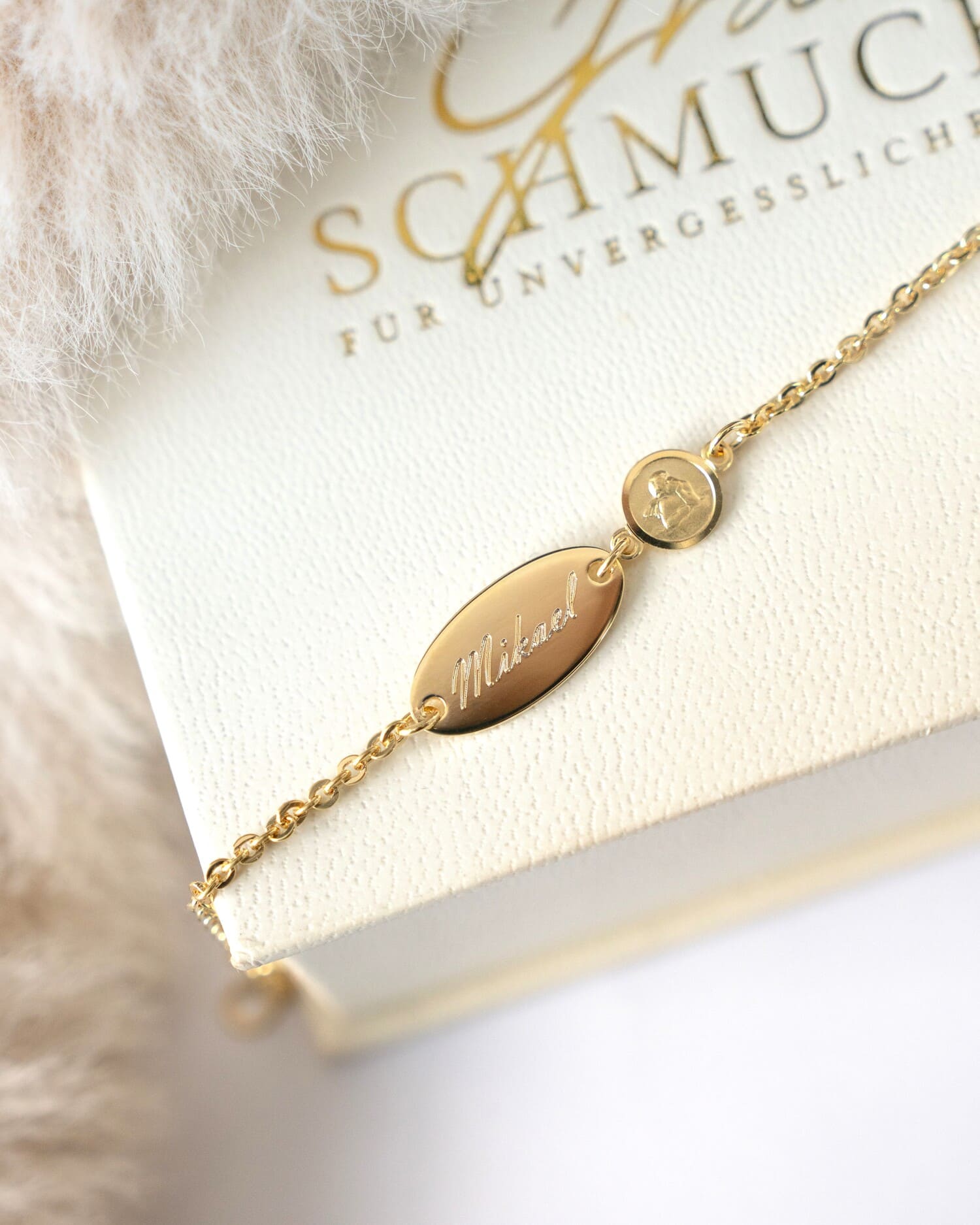 Graveerarmband Graveerplaatje Beschermengel