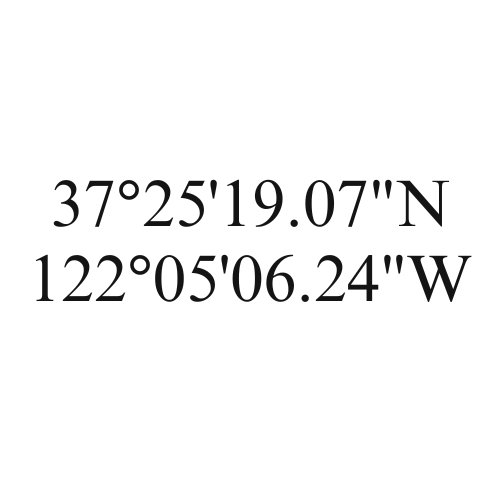 Gegraveerde halskettingen voor mannen - Coordinaten - 925 zilver 18k verguld