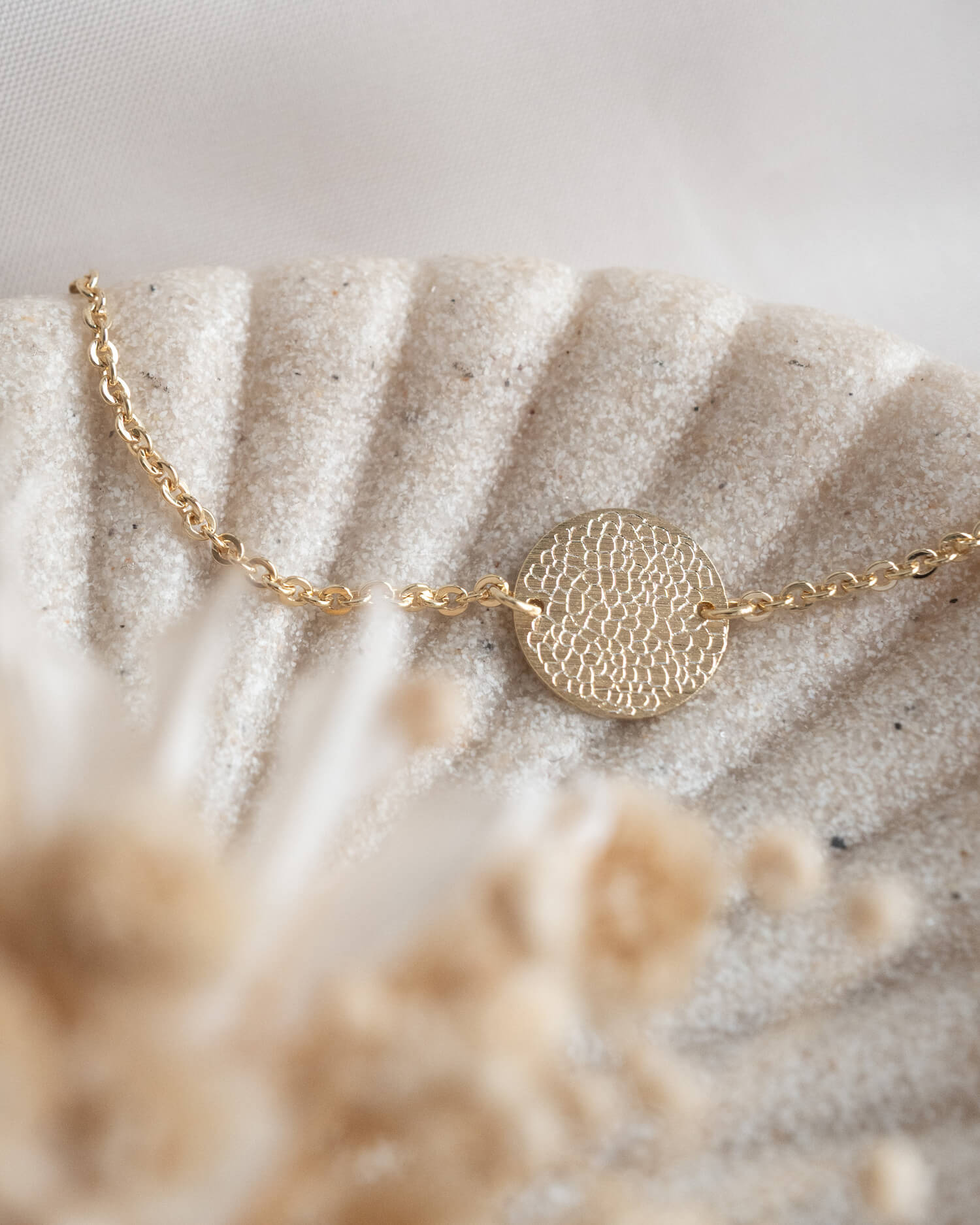 Graveerarmband graveerplaatje rond