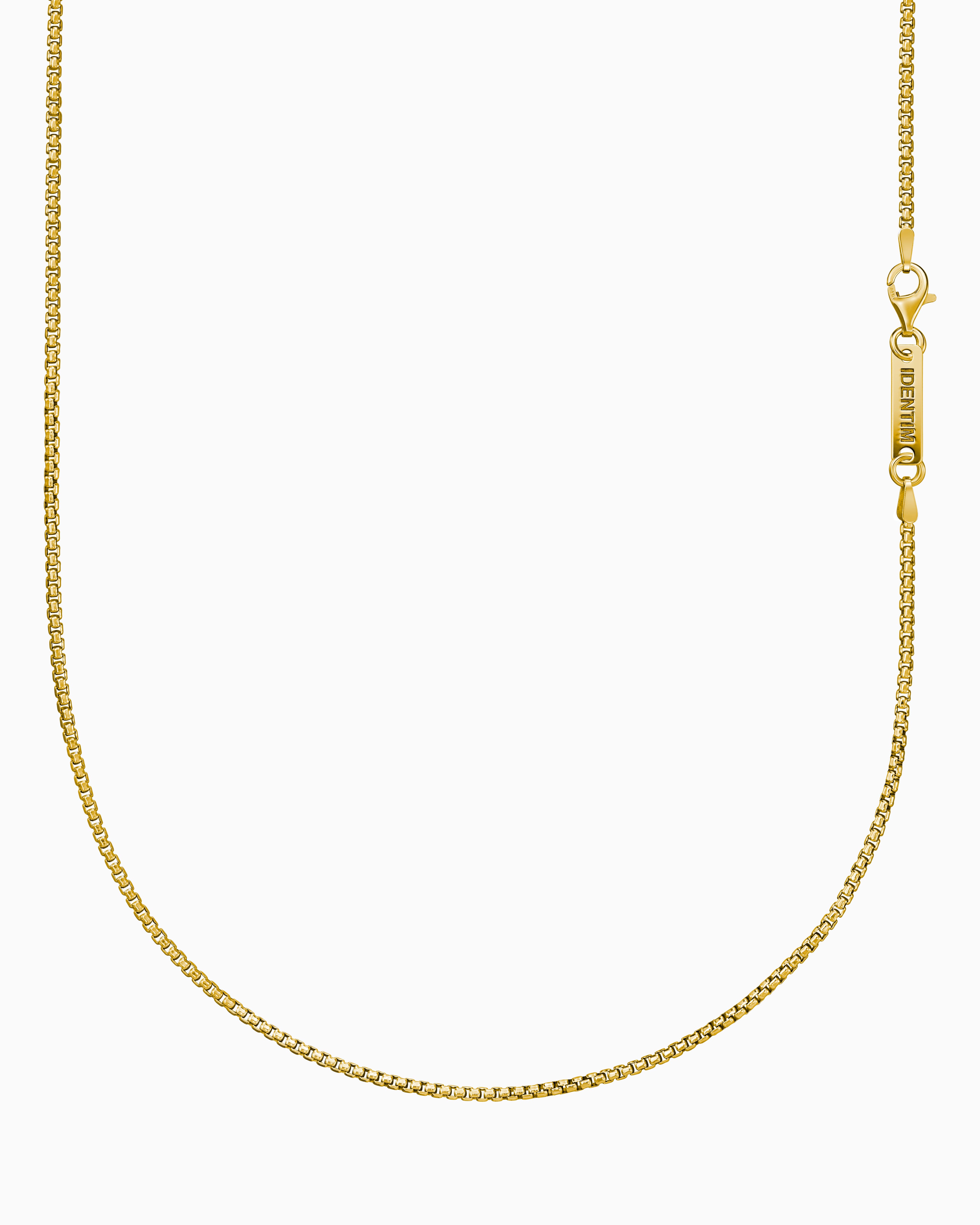 Venetiaanse ketting 925 zilver 18 karaat verguld 2,00mm