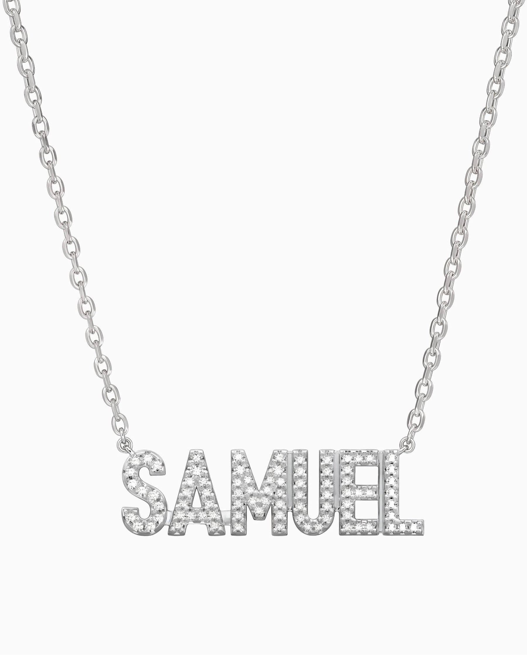 Zirconia Name Necklace