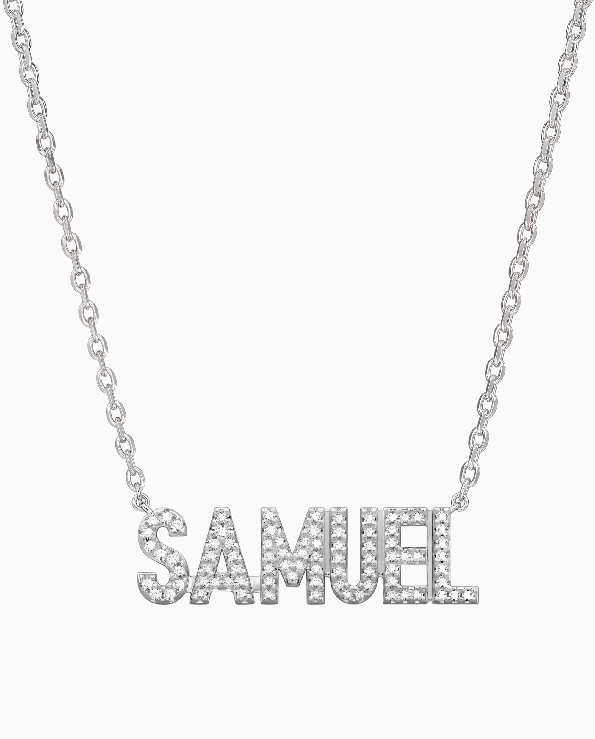 Zirconia Name Necklace