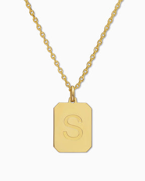 Buchstaben Halskette Oktagon