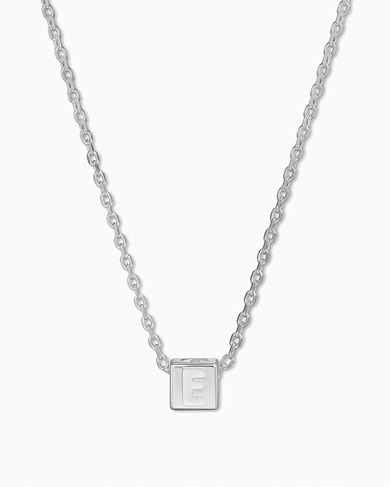 Cube Letter Necklace