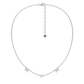 Ketting met geboortesteen, letters en initialen