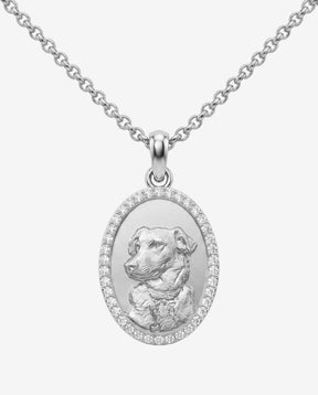 Tierportrait Uploud Halskette Relief